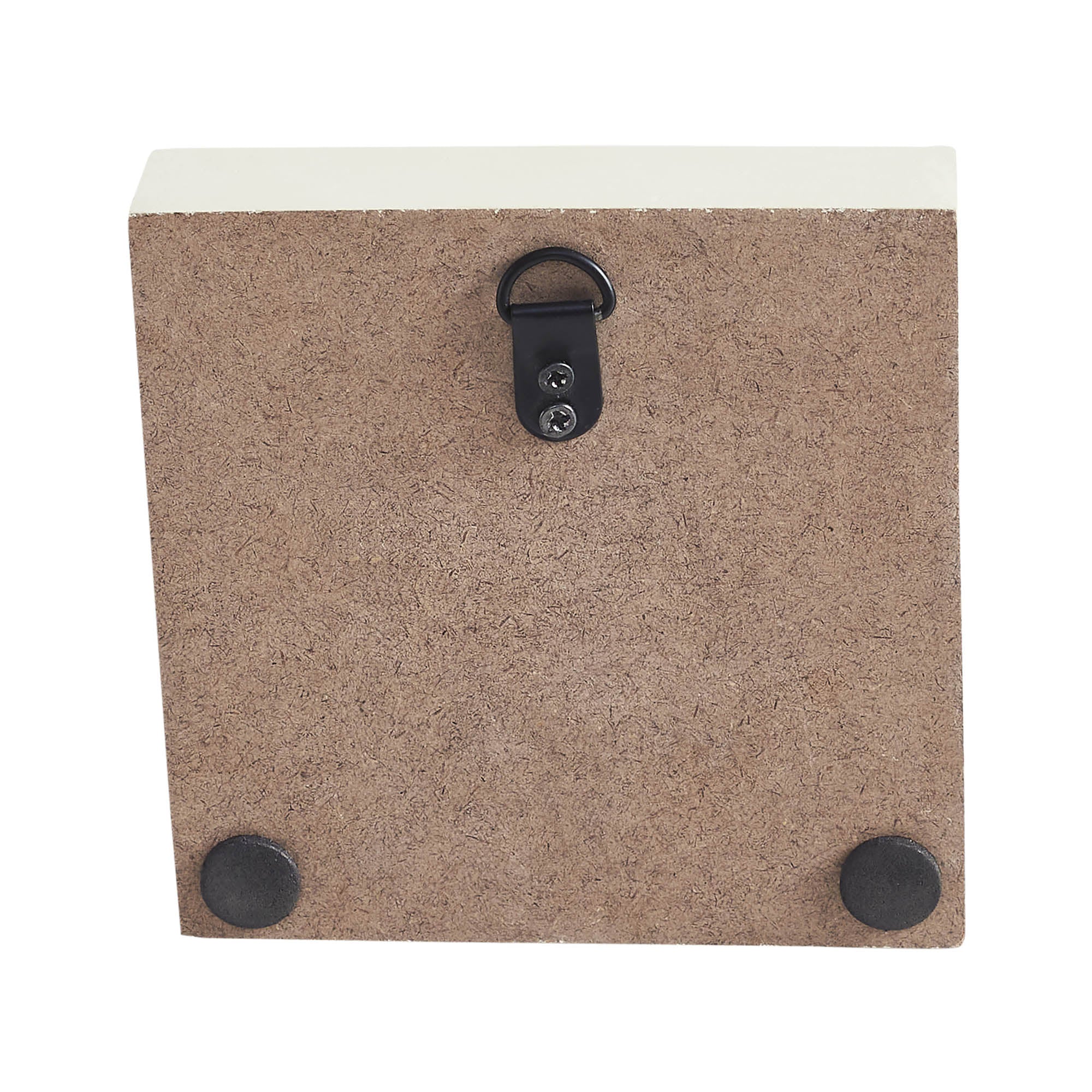 Spring In Bloom Flower Pot w/ Primitive Star MDF Block Sign 5x5x1