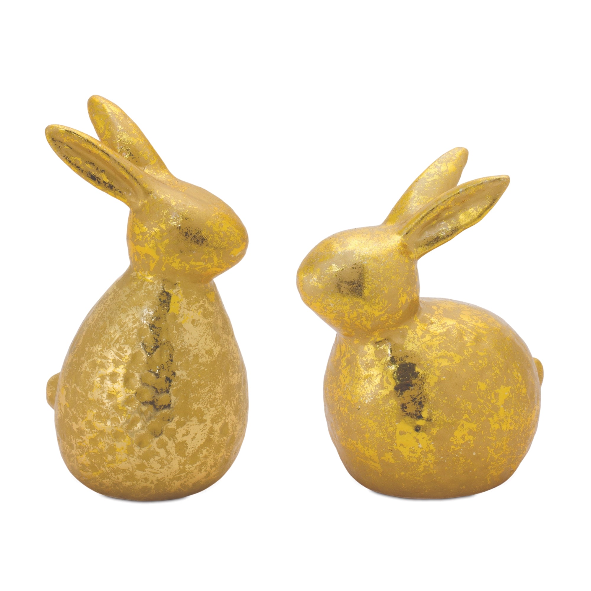 Gold Rabbit Décor (Set of 2)