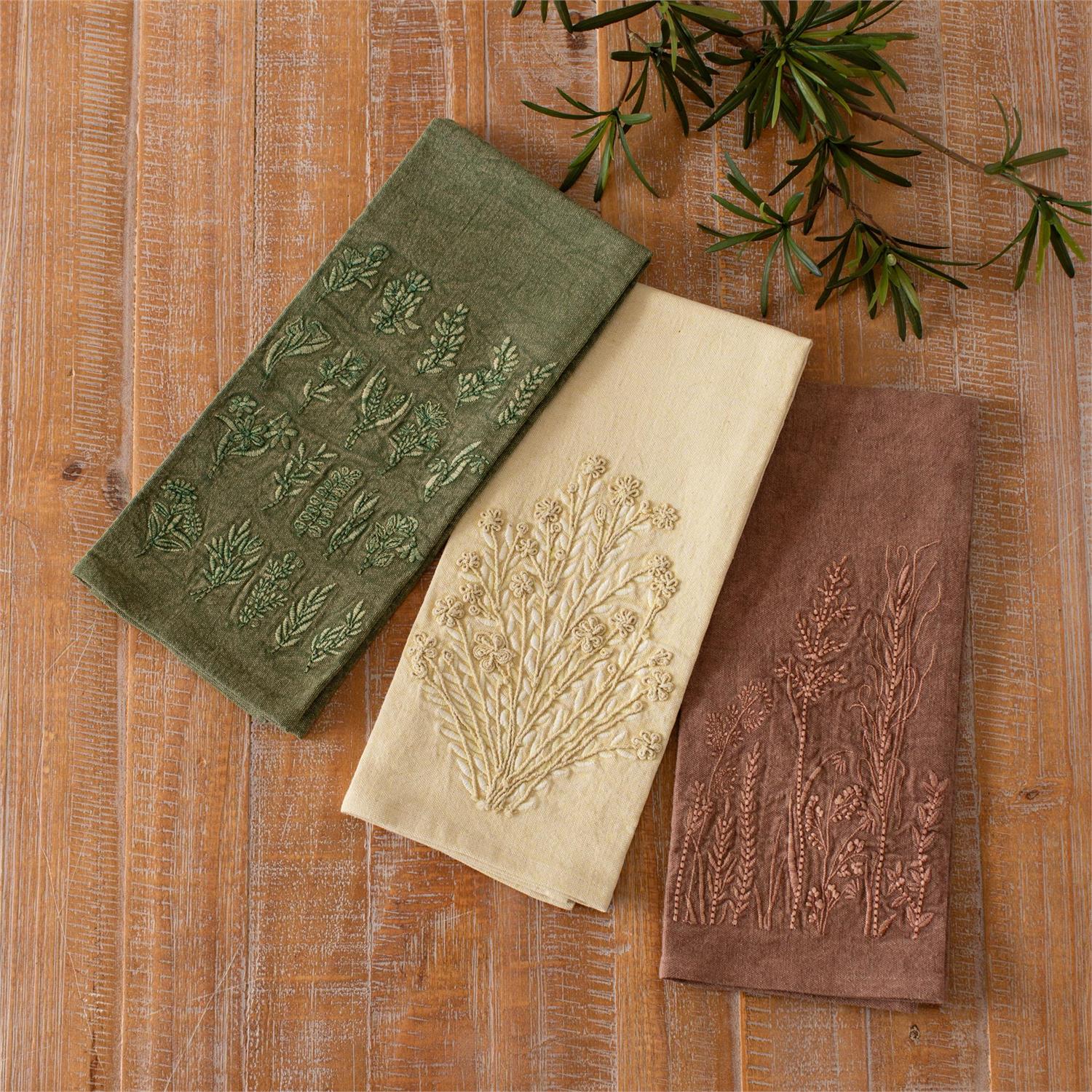 Wild Flowers Kitchen Towels (S/3)
