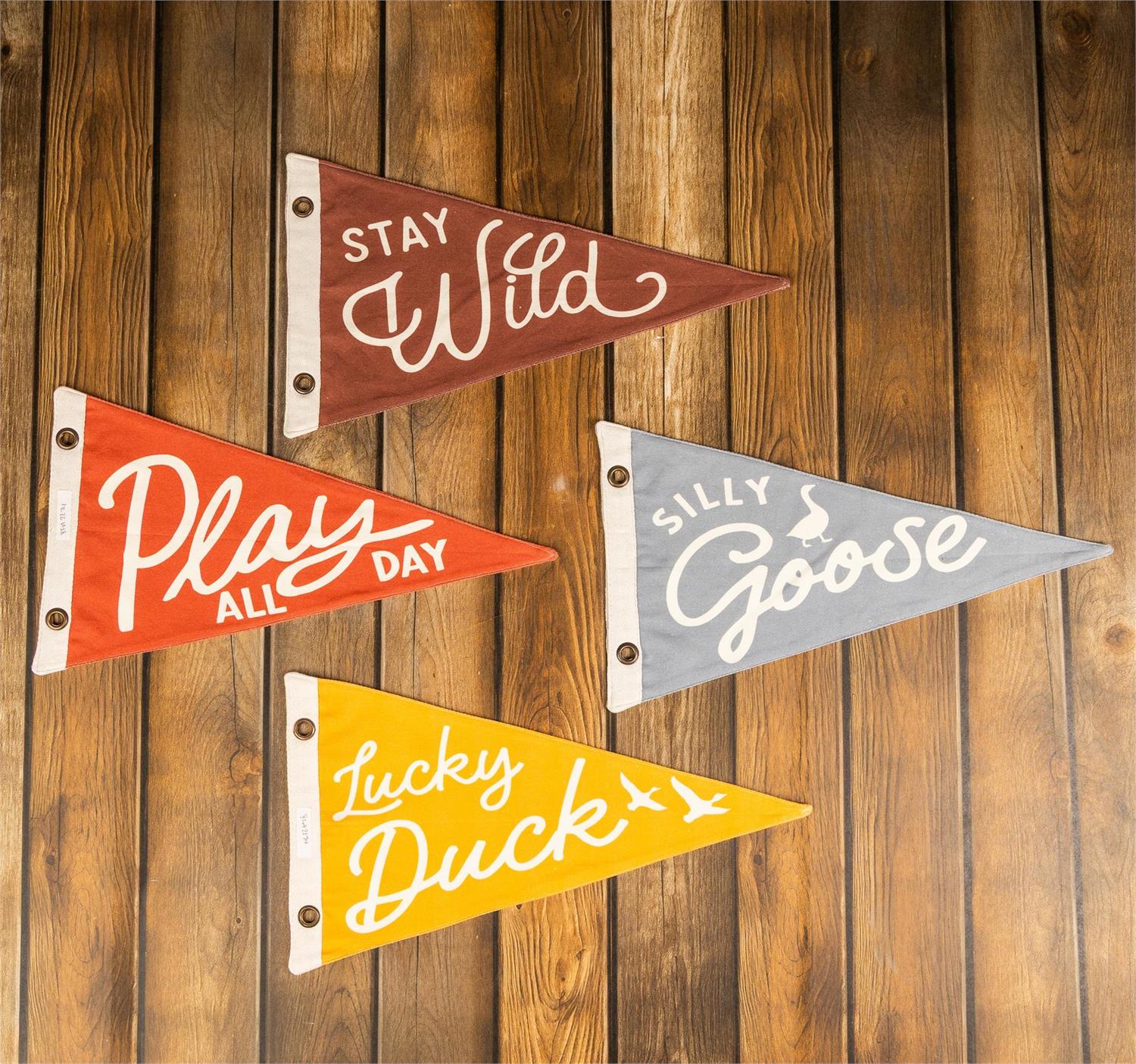 Camp Pennants (S/4)