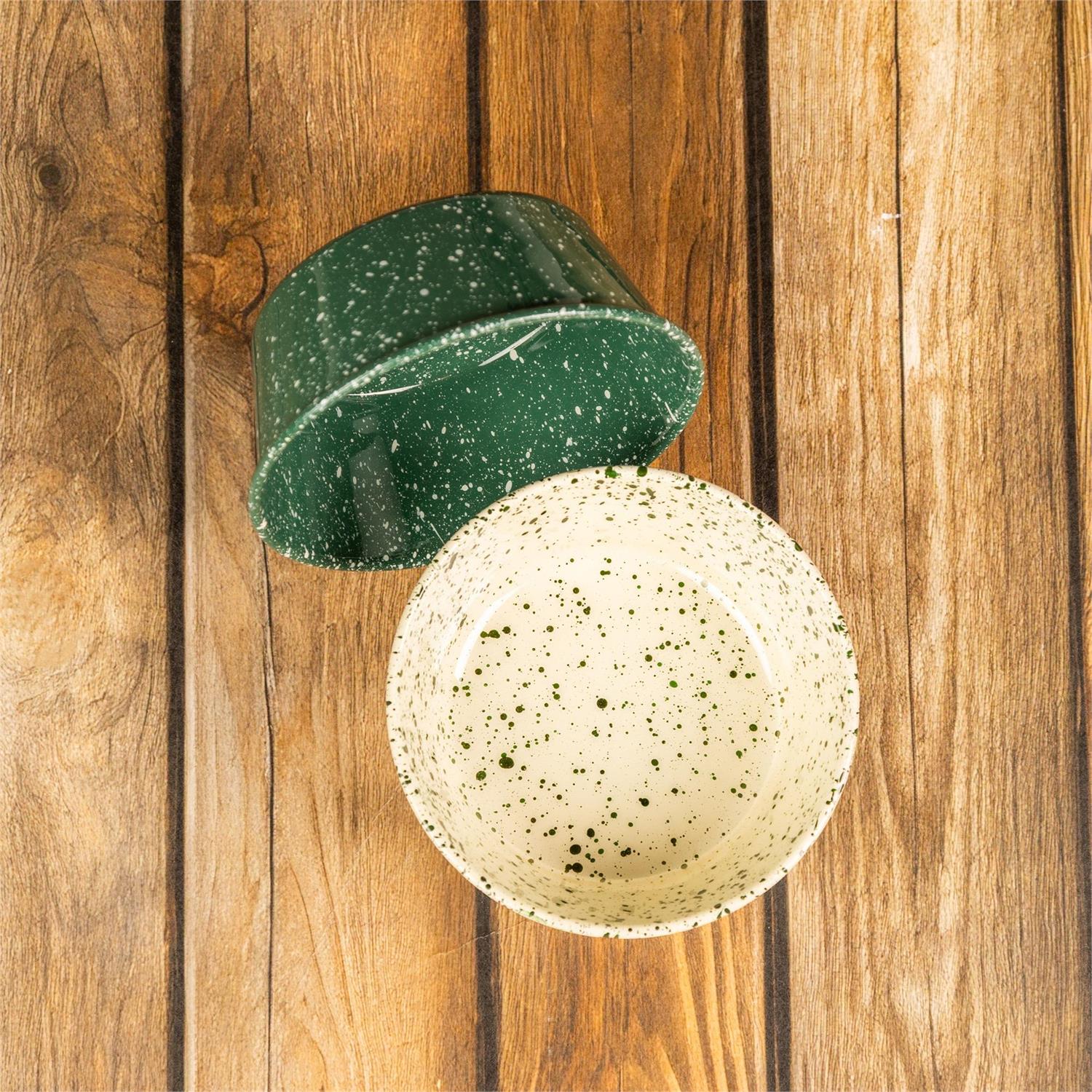 Camp Splatter Enamel Bowl