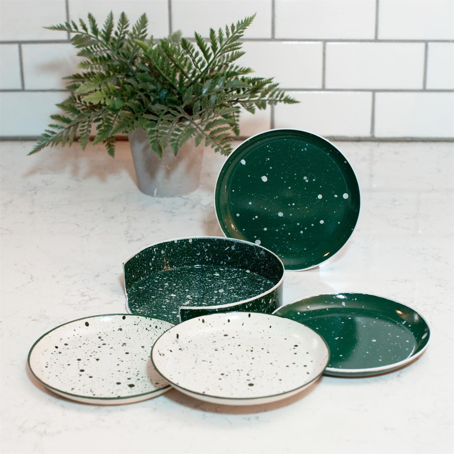 Camp Splatter Enamel Coasters (S/4)