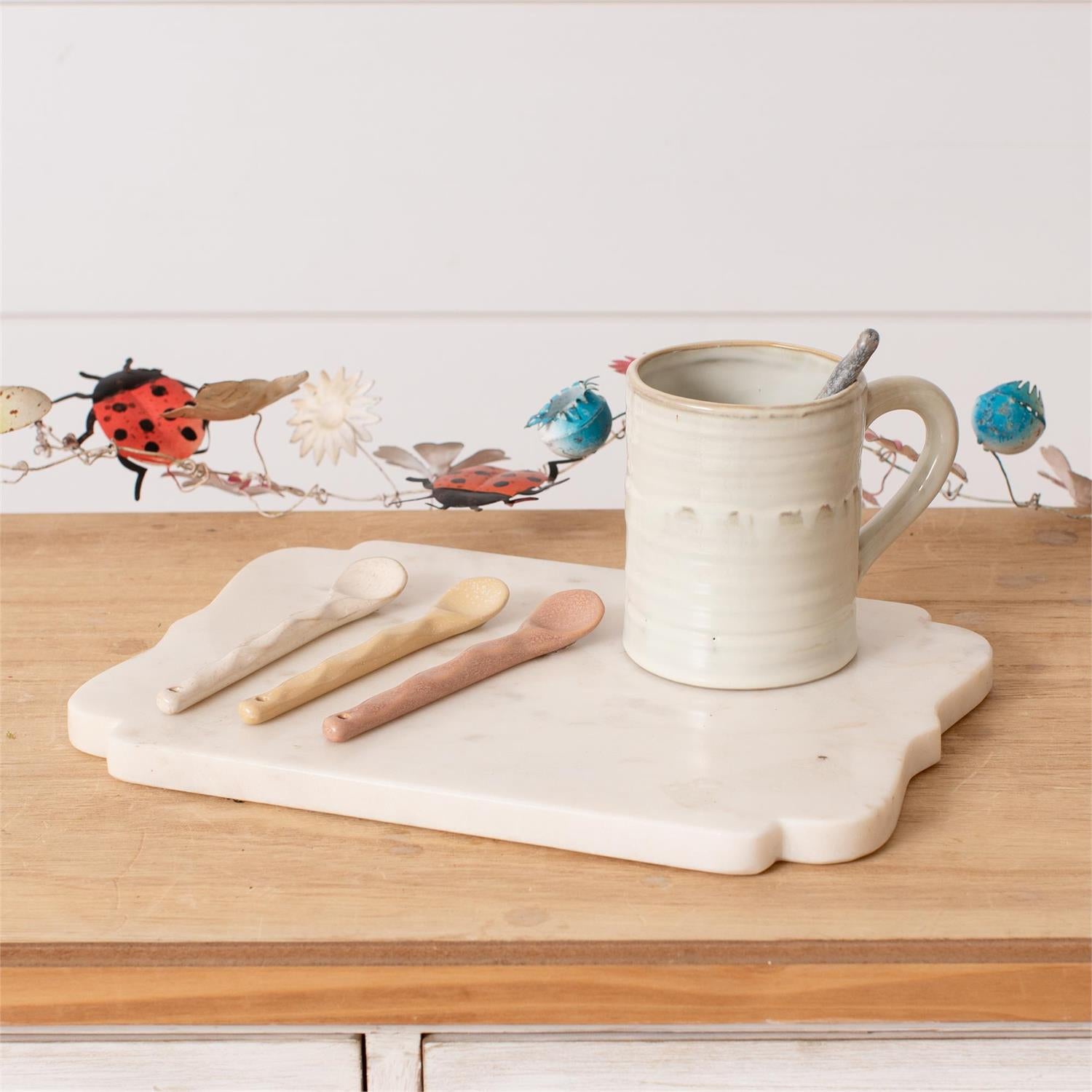 Baroque Shaped Marble Serving Board