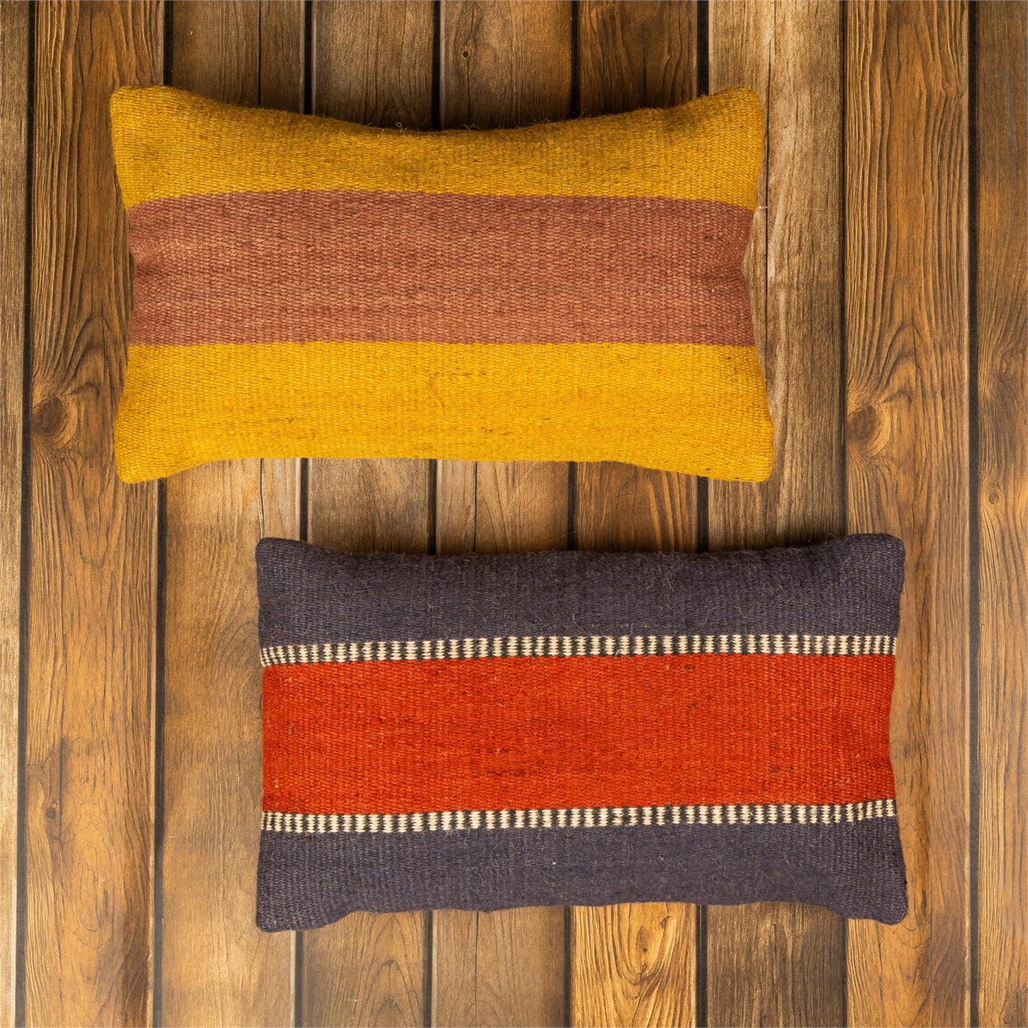 Pillow - Striped Haven Jute