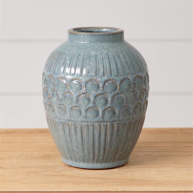 Slate Blue Pot,