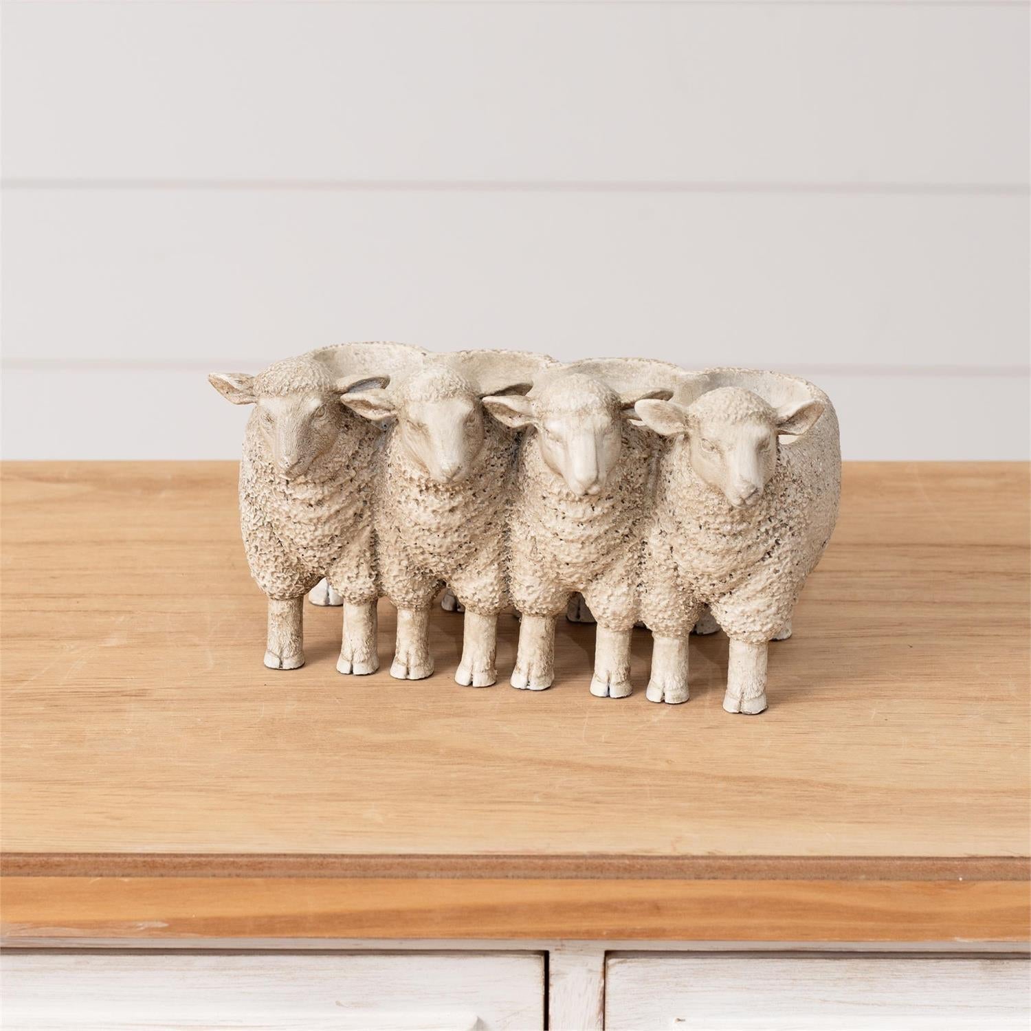 Group of Lambs Planter