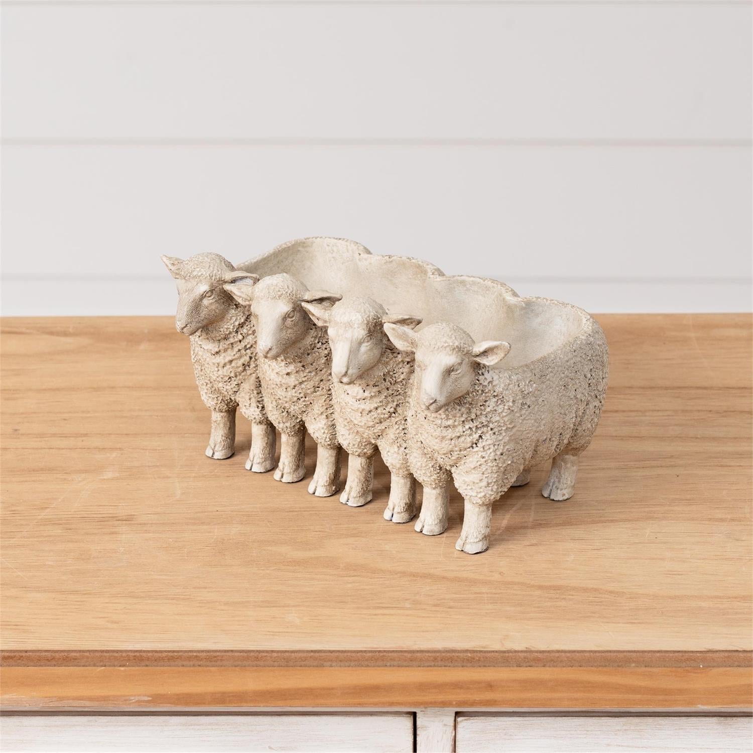 Group of Lambs Planter