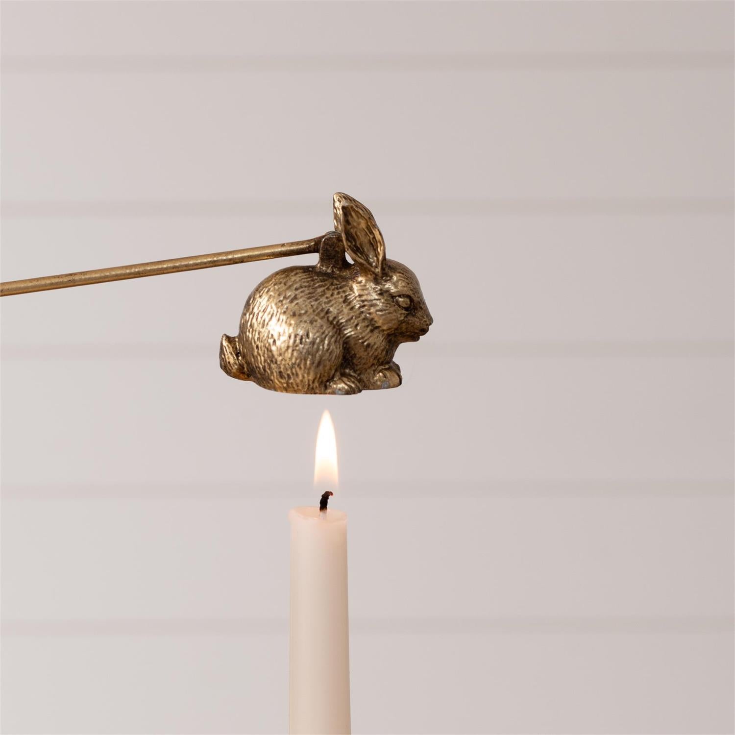 Gold Rabbit Candle Snuffer