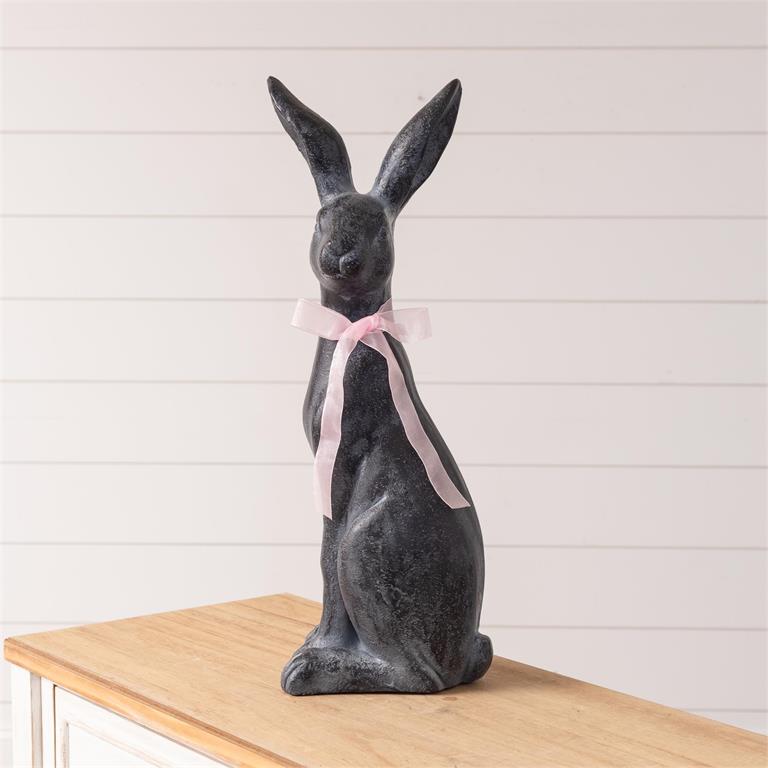 Cottage Bunny - Sitting Up, Black
