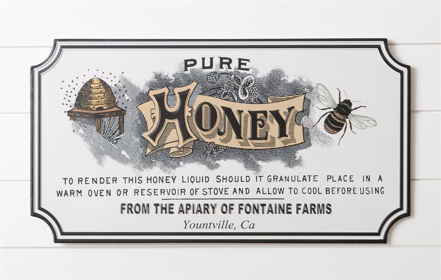 Sign - Pure Honey
