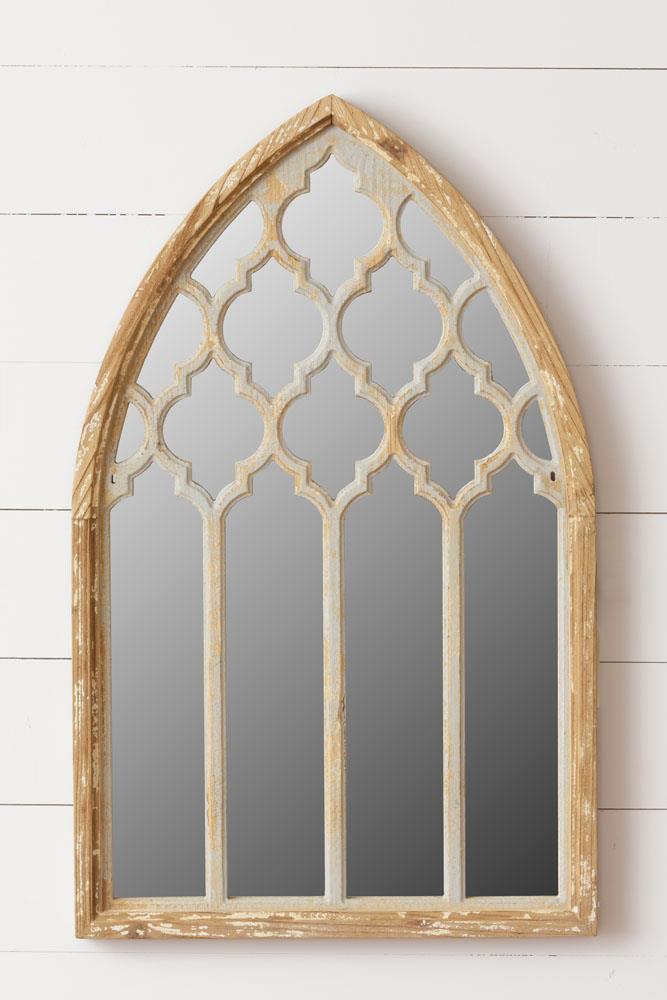 Distressed Cathedral Mirror