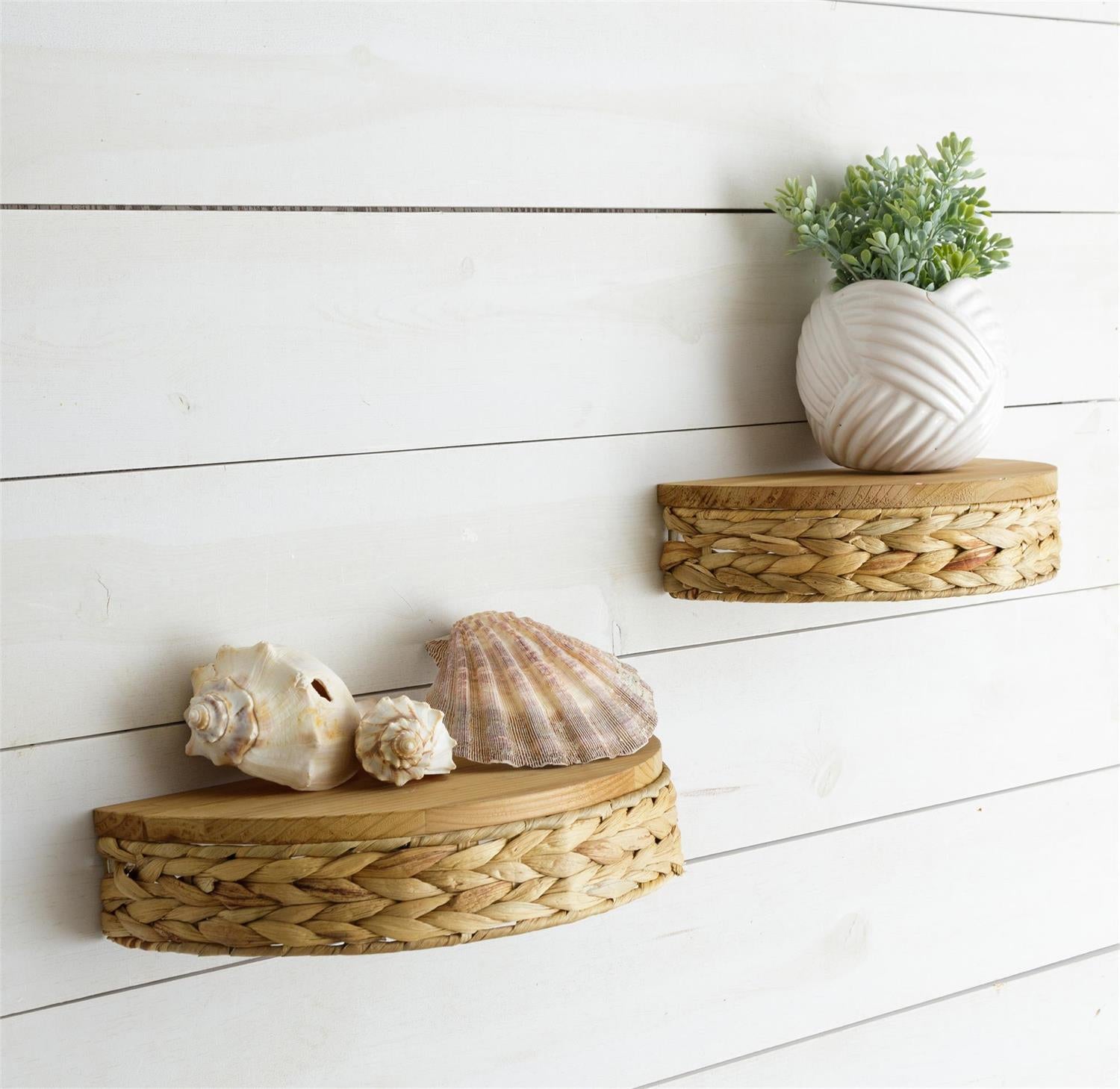Shelves - Half Round Water Hyacinth