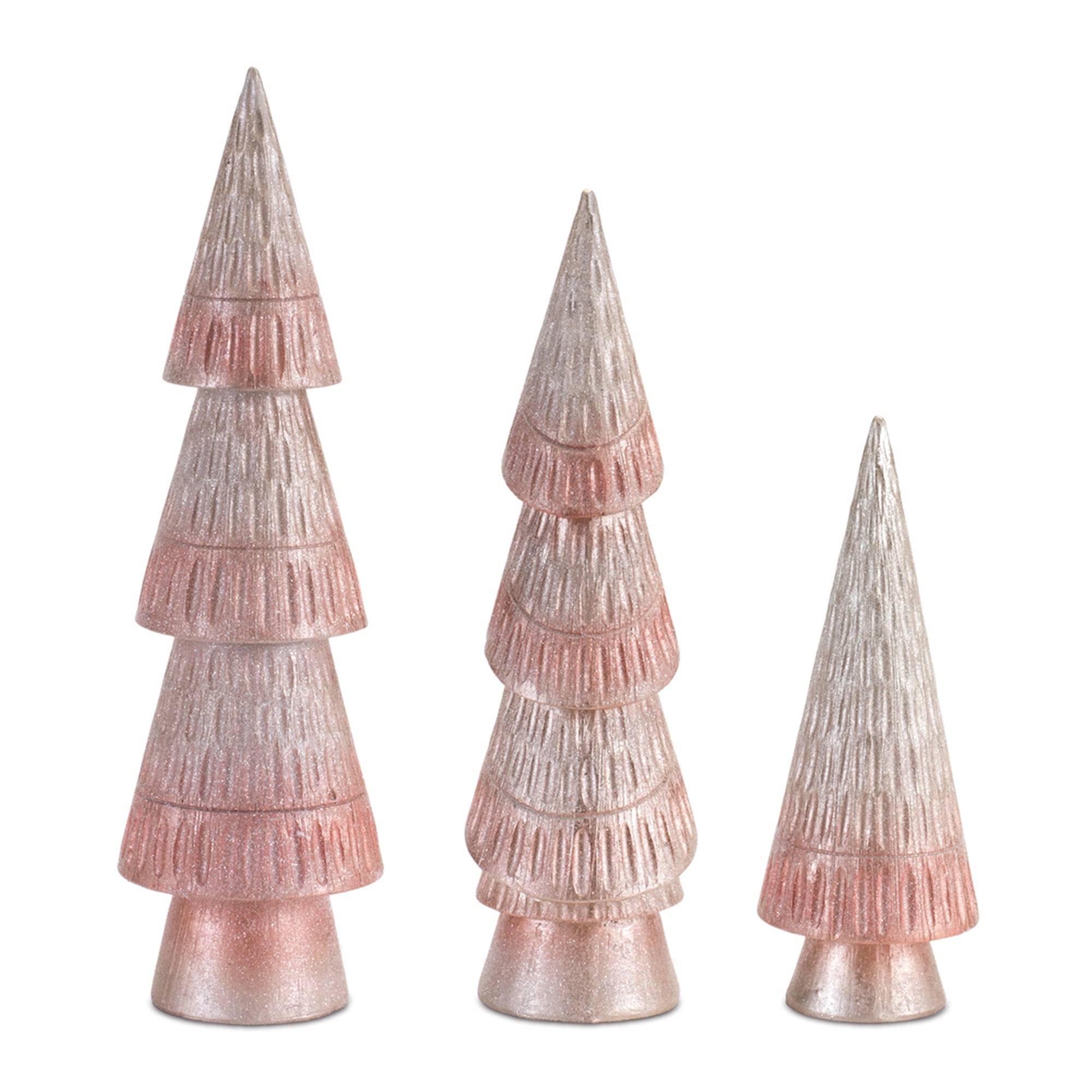 Tree (Set of 3) 9.25"H, 12.5"H, 14"H Resin