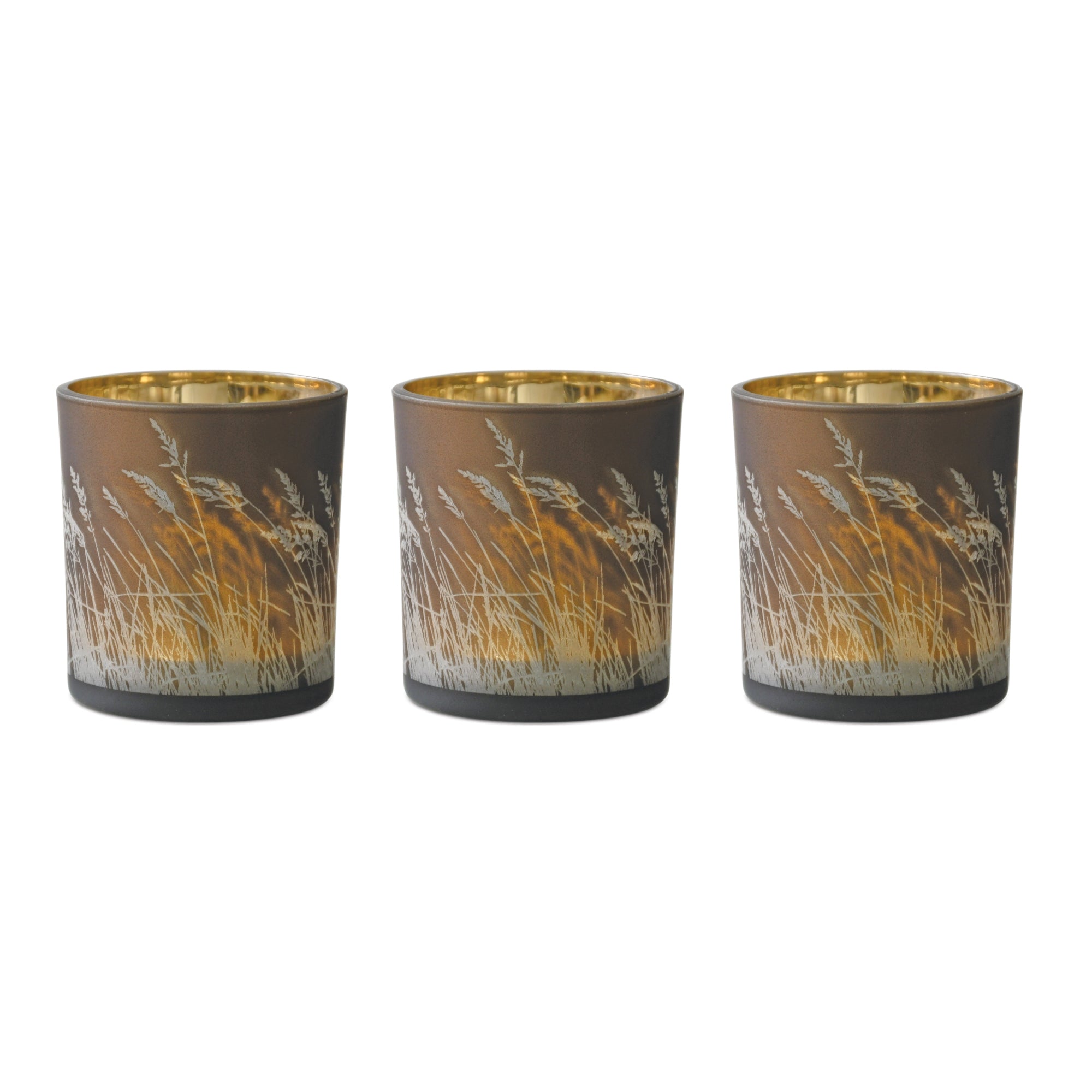 Pampas Grass Candle Holder (Set of 3)