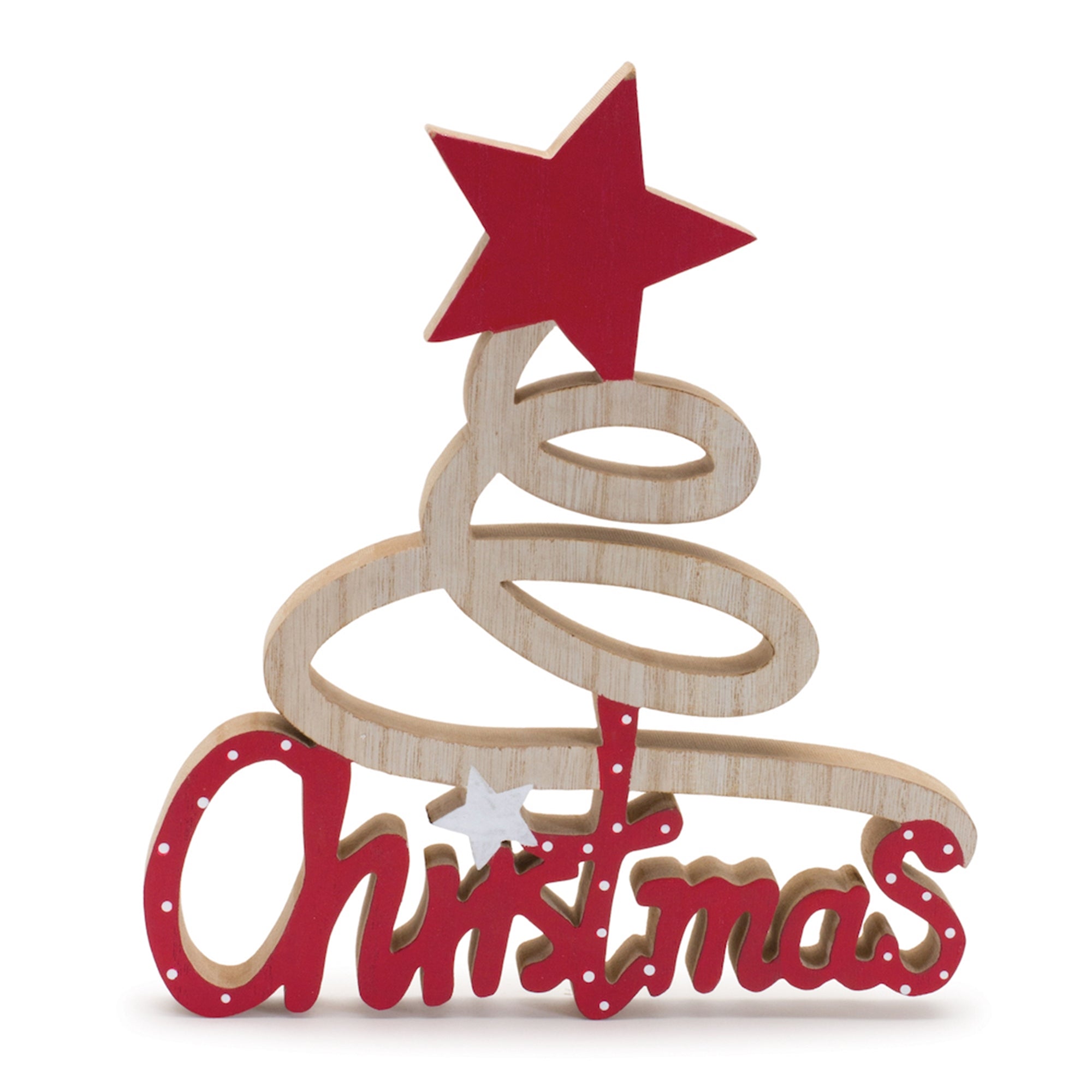 "Christmas" Tree Sign (Set of 2)