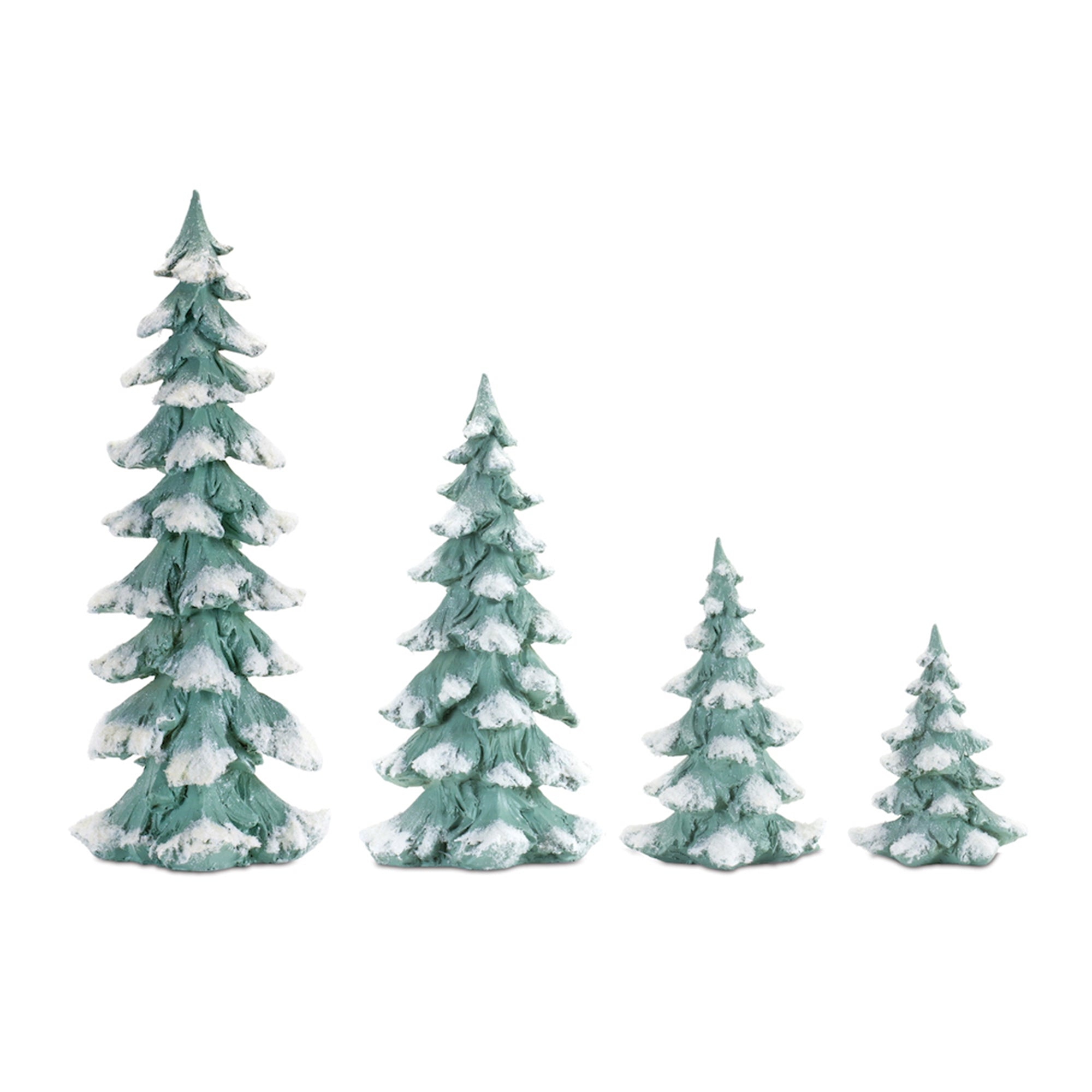 Tree (Set of 4) 6.5"H, 9"H, 13.25"H, 18"H Resin