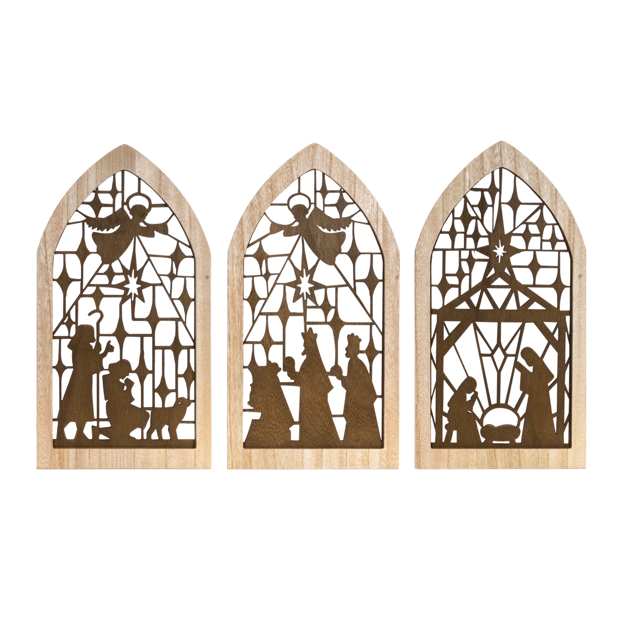 Nativity Screen (3 Asst) 8"L x 15.5"H MDF