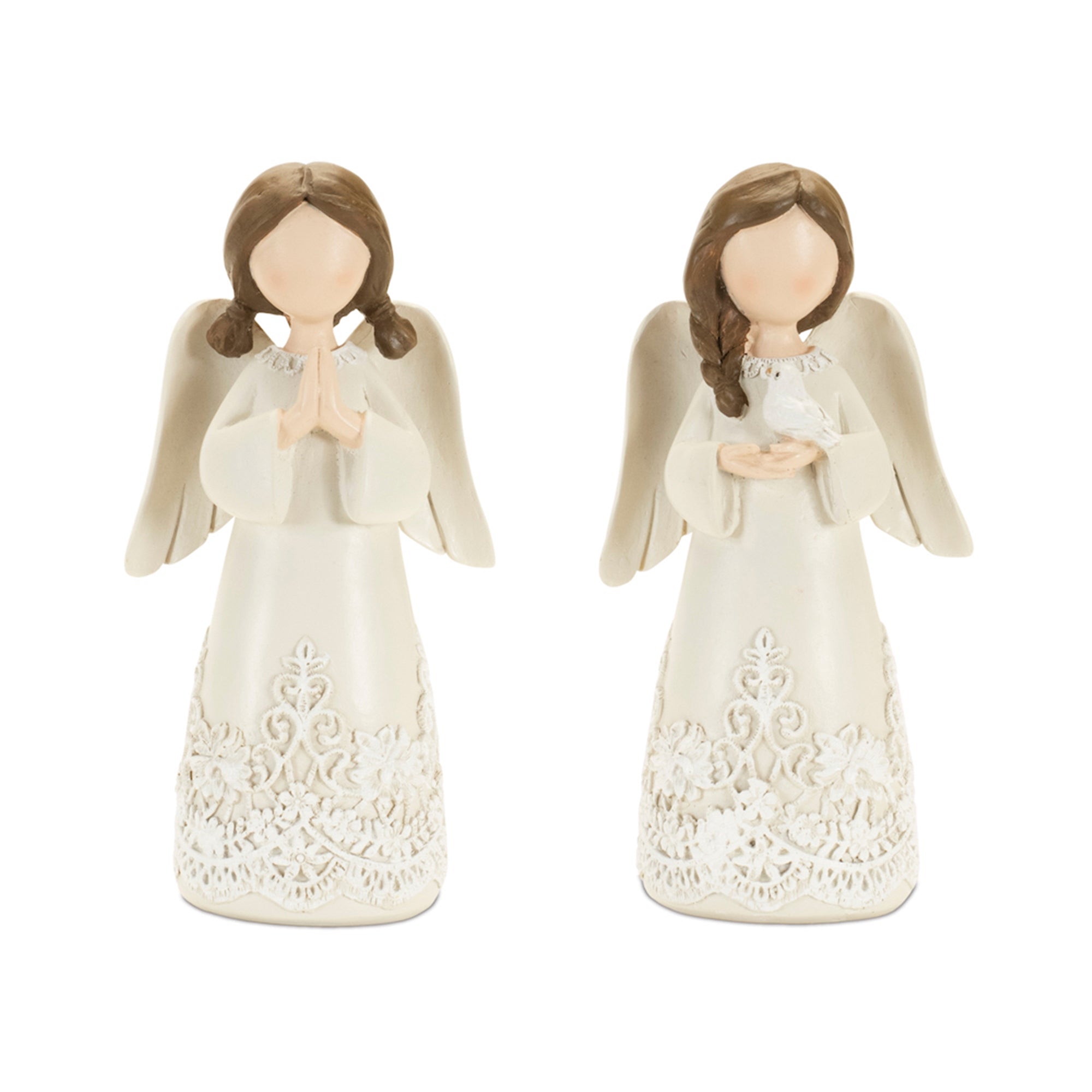 Angel (2 set of) 6.25”H Resin