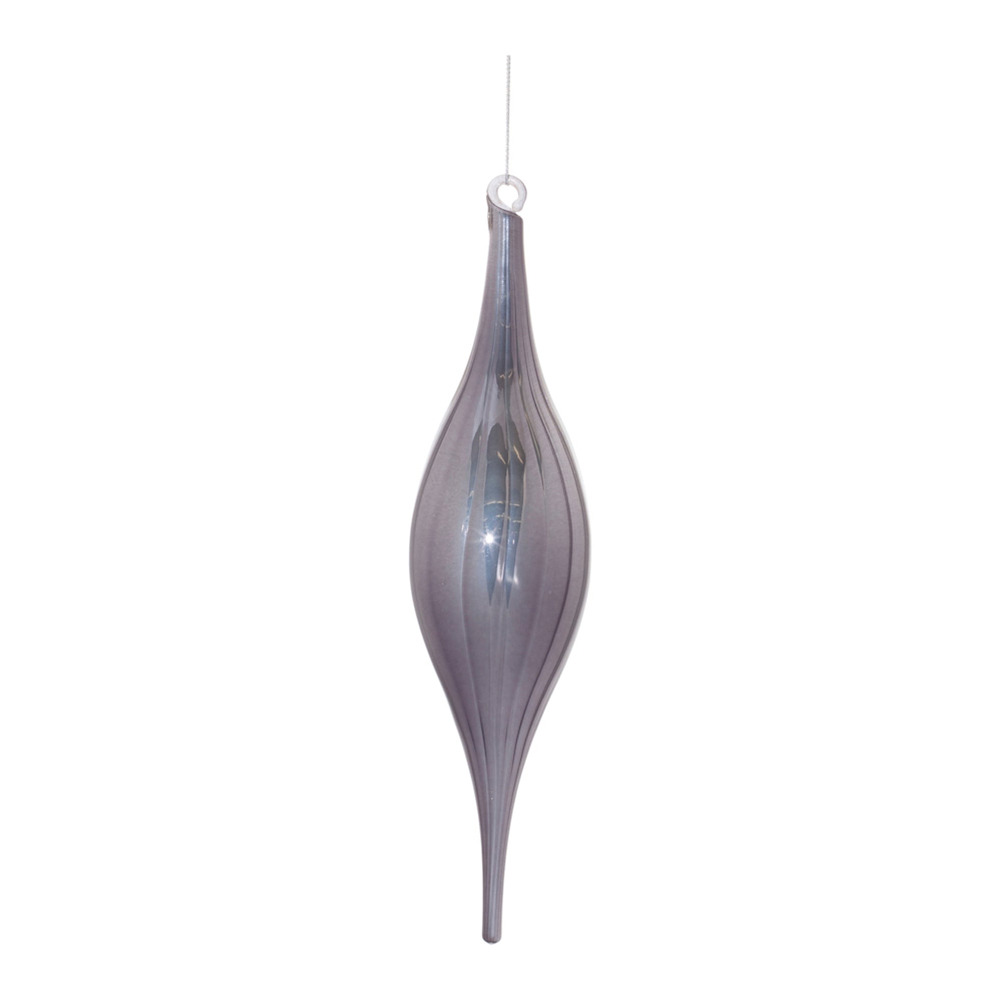 Drop Ornament 10.5”H Glass