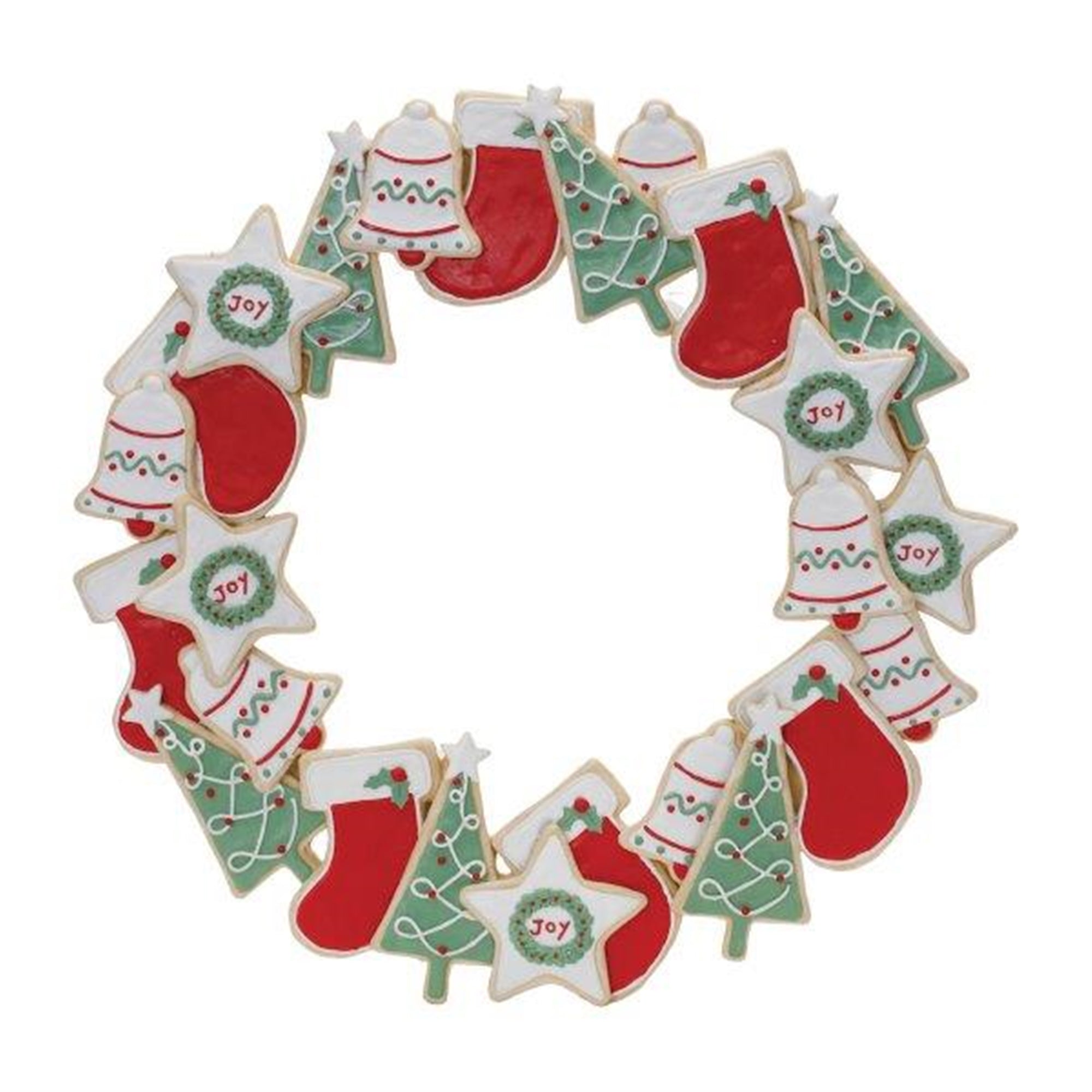 Cookie Wreath 16”D Resin