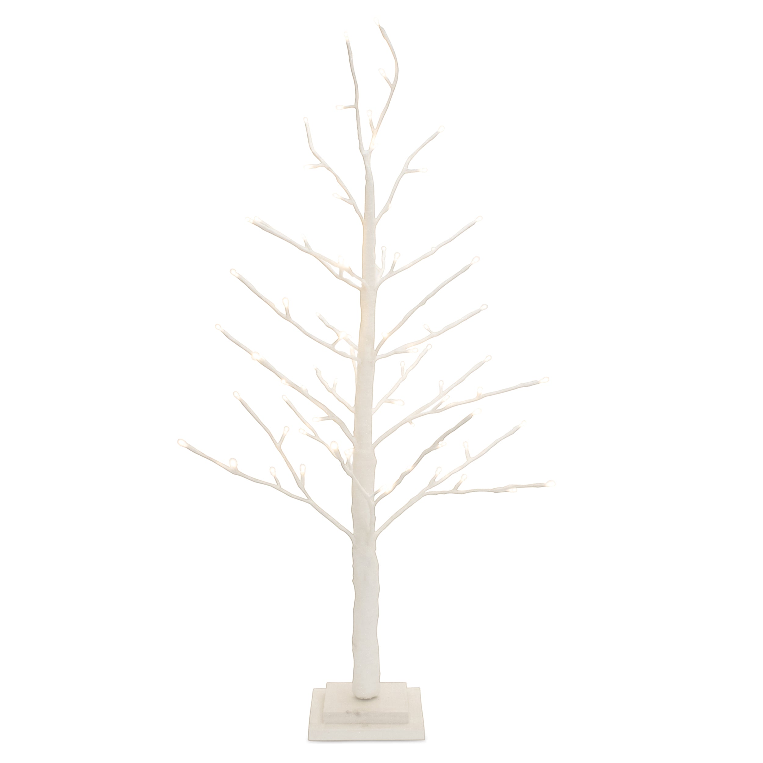 LED Glittered Twig Tree 36"H