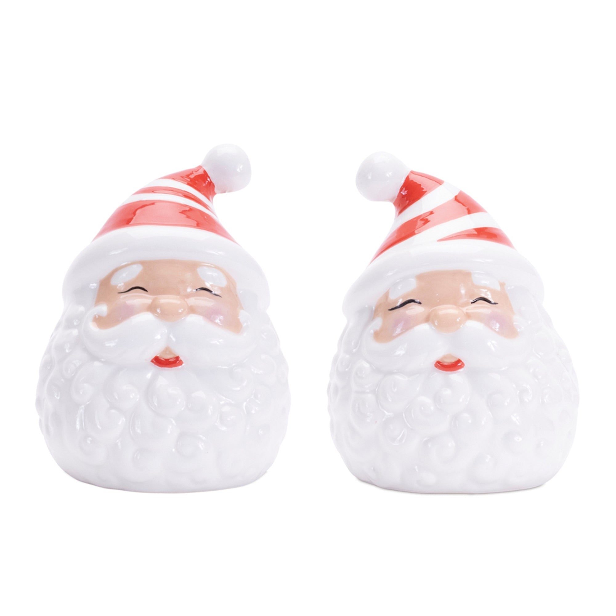 Santa Salt & Pepper Shakers (Set of 2) 3.5"H Dolomite