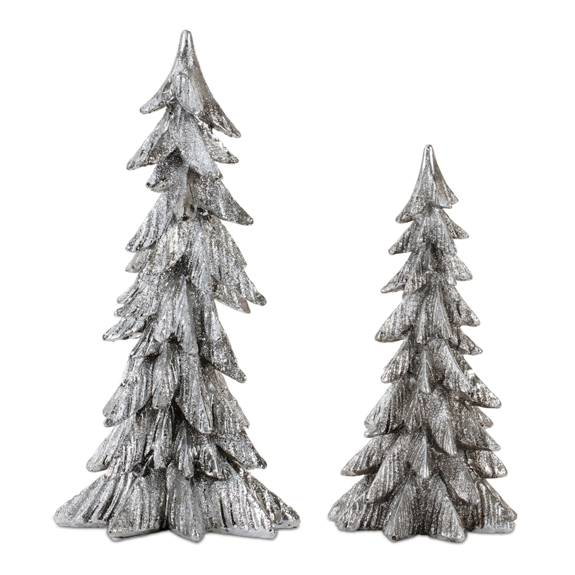 Tree (Set of 2) 8"H, 10.5"H Resin