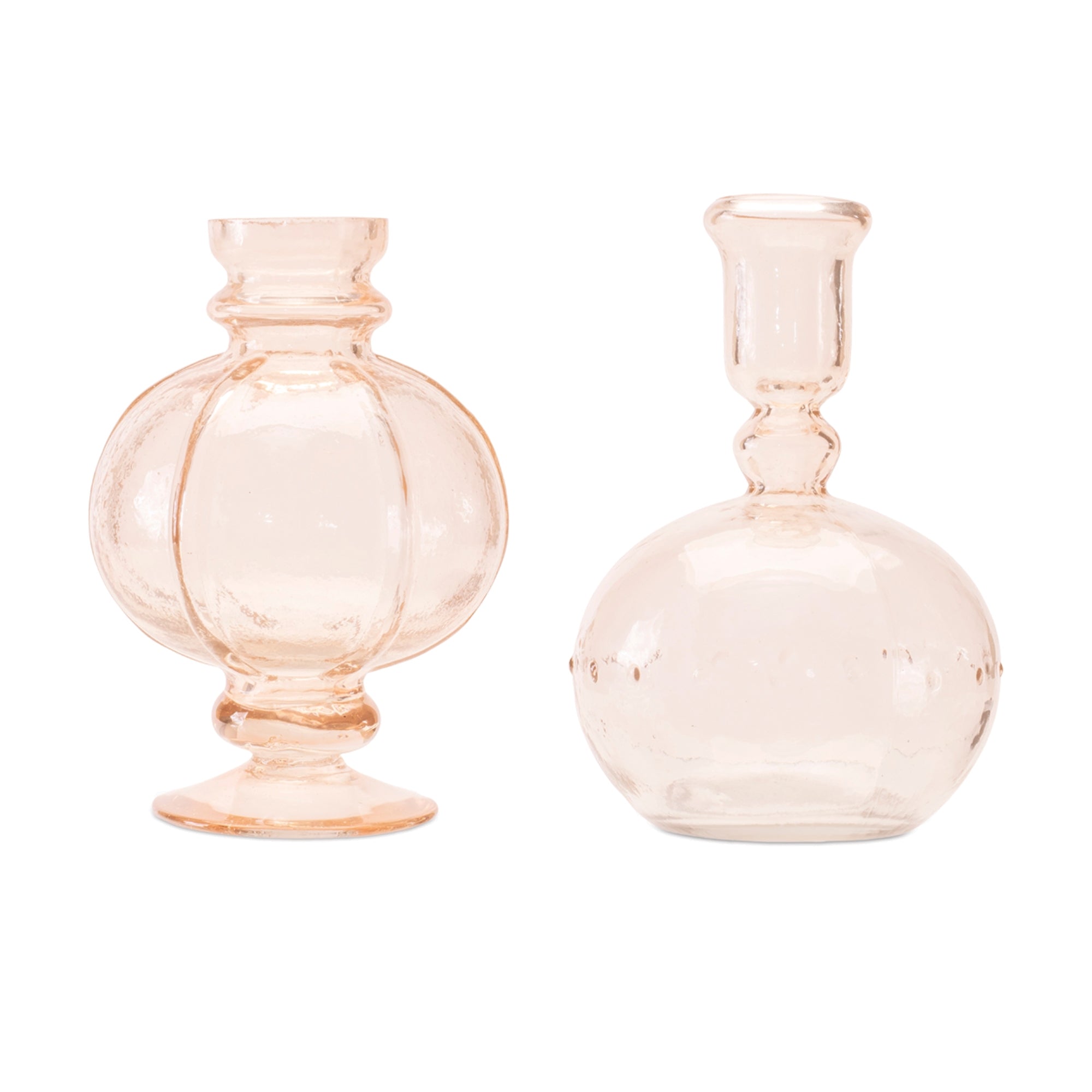 Pink Glass Bud Vase (Set of 2)