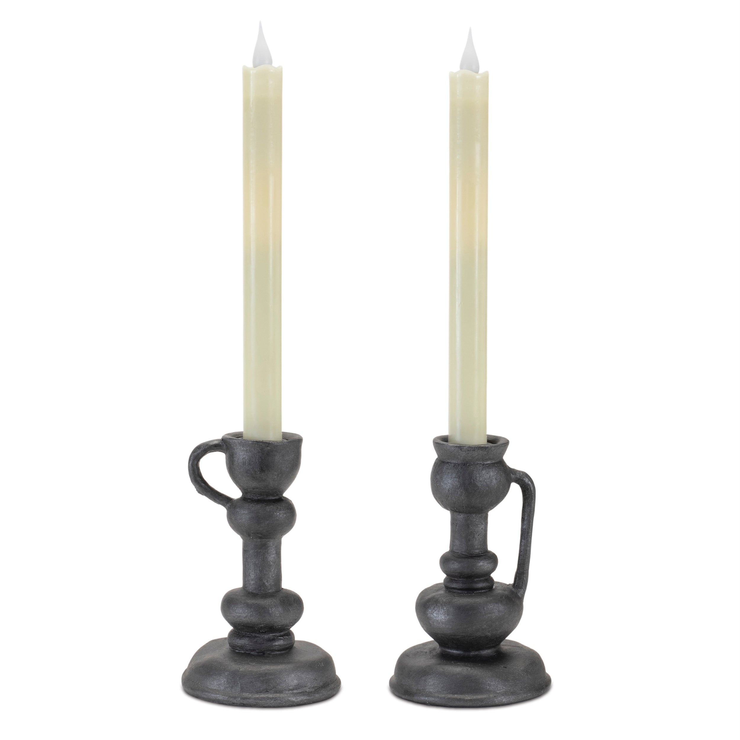 Antique Style Taper Candle Holder (Set of 2)