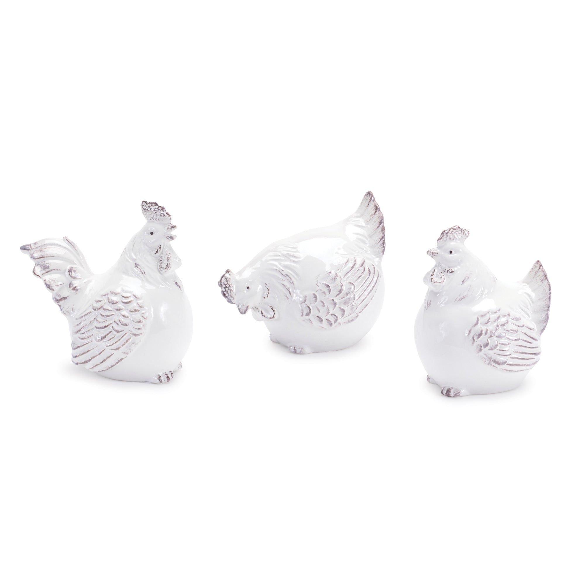 Ceramic Chicken Decor (Set of 6)