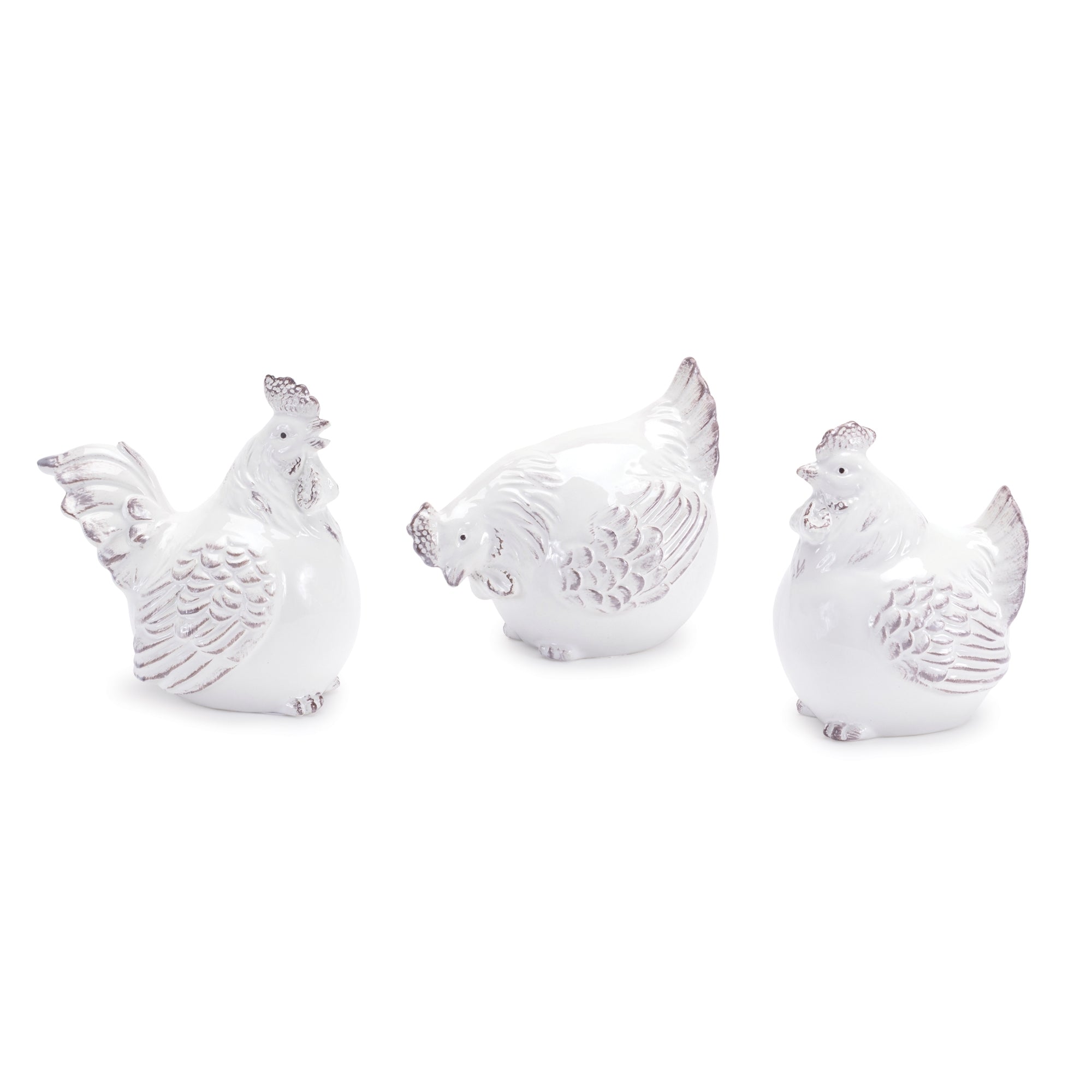 Chicken (3 Asst) 4.25”H Ceramic