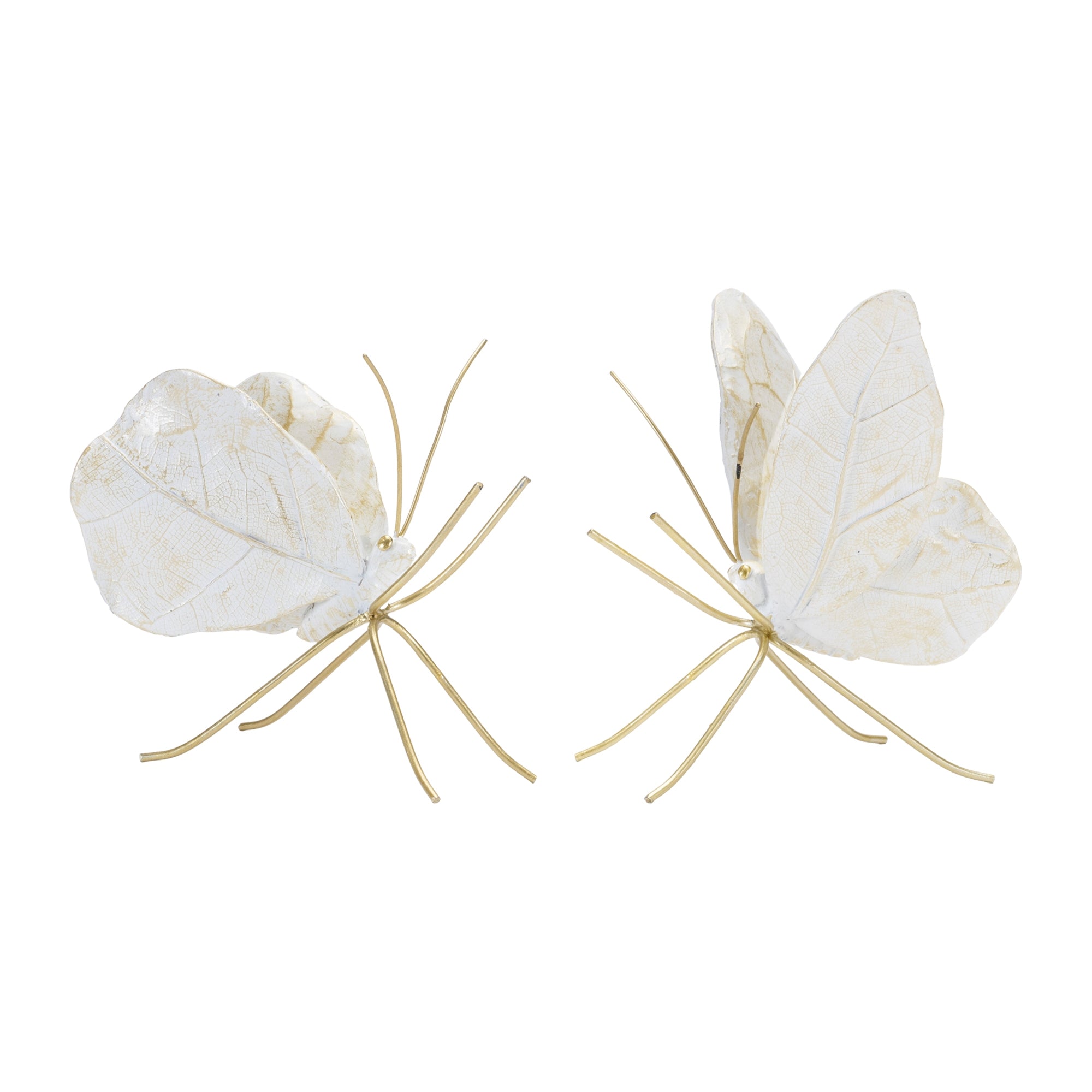 Leaf Butterfly Shelf Sitter (Set of 2)