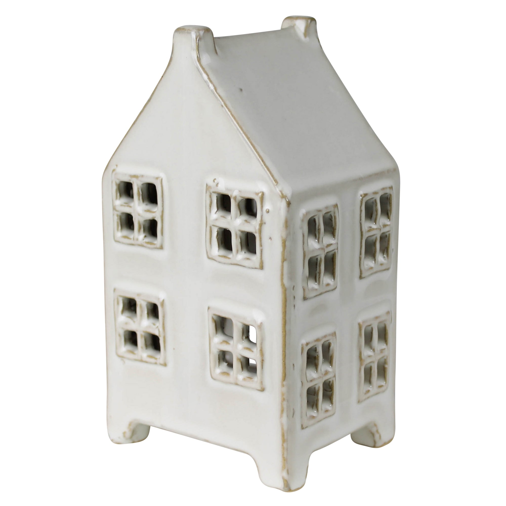 Tealight Cottage, Ceramic - Tall