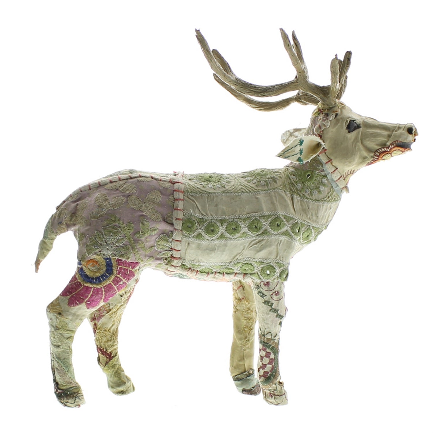 Bavarian Forest Stag Standing  - Sm - Beige Sari