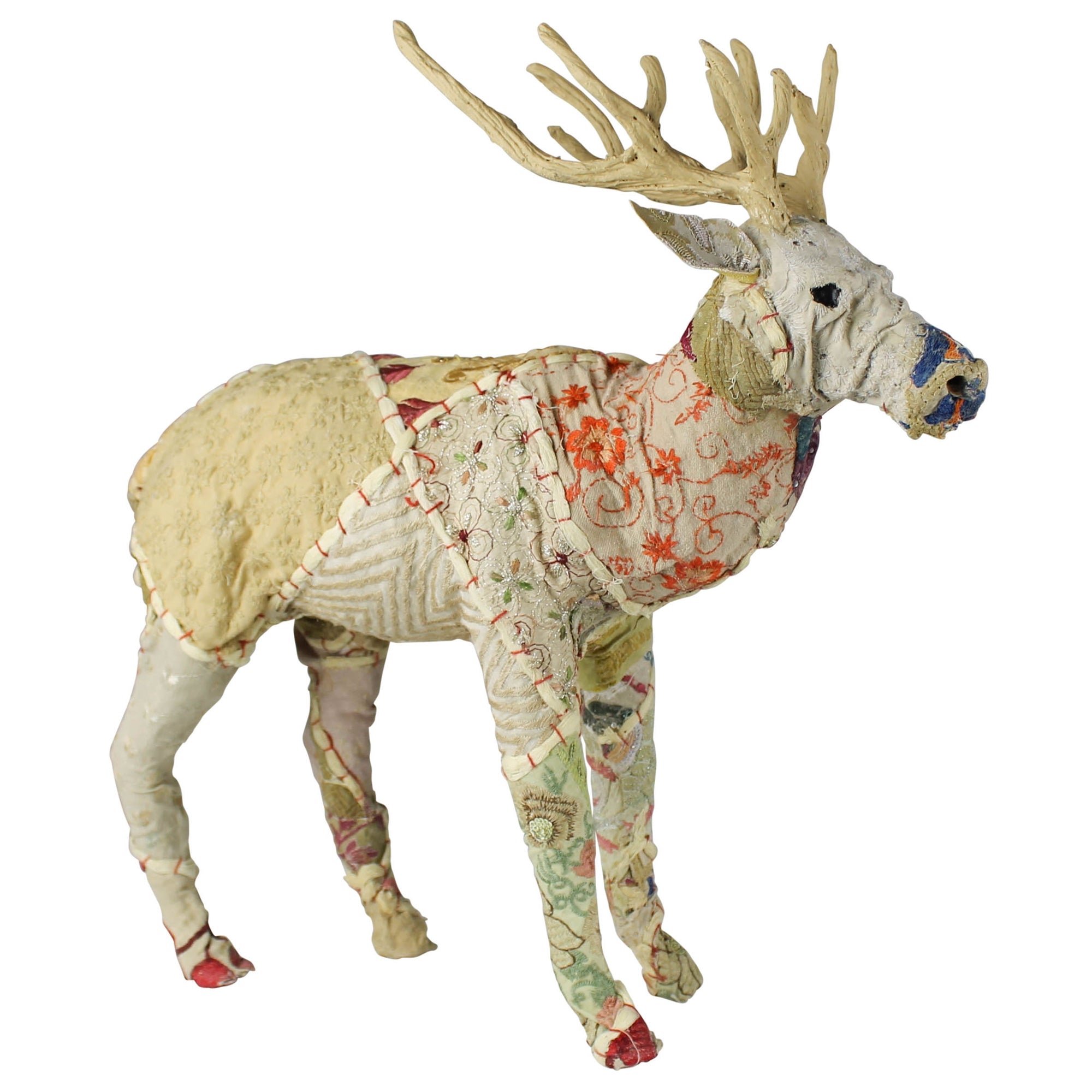 Bavarian Forest Stag Standing - Lrg - Beige Sari