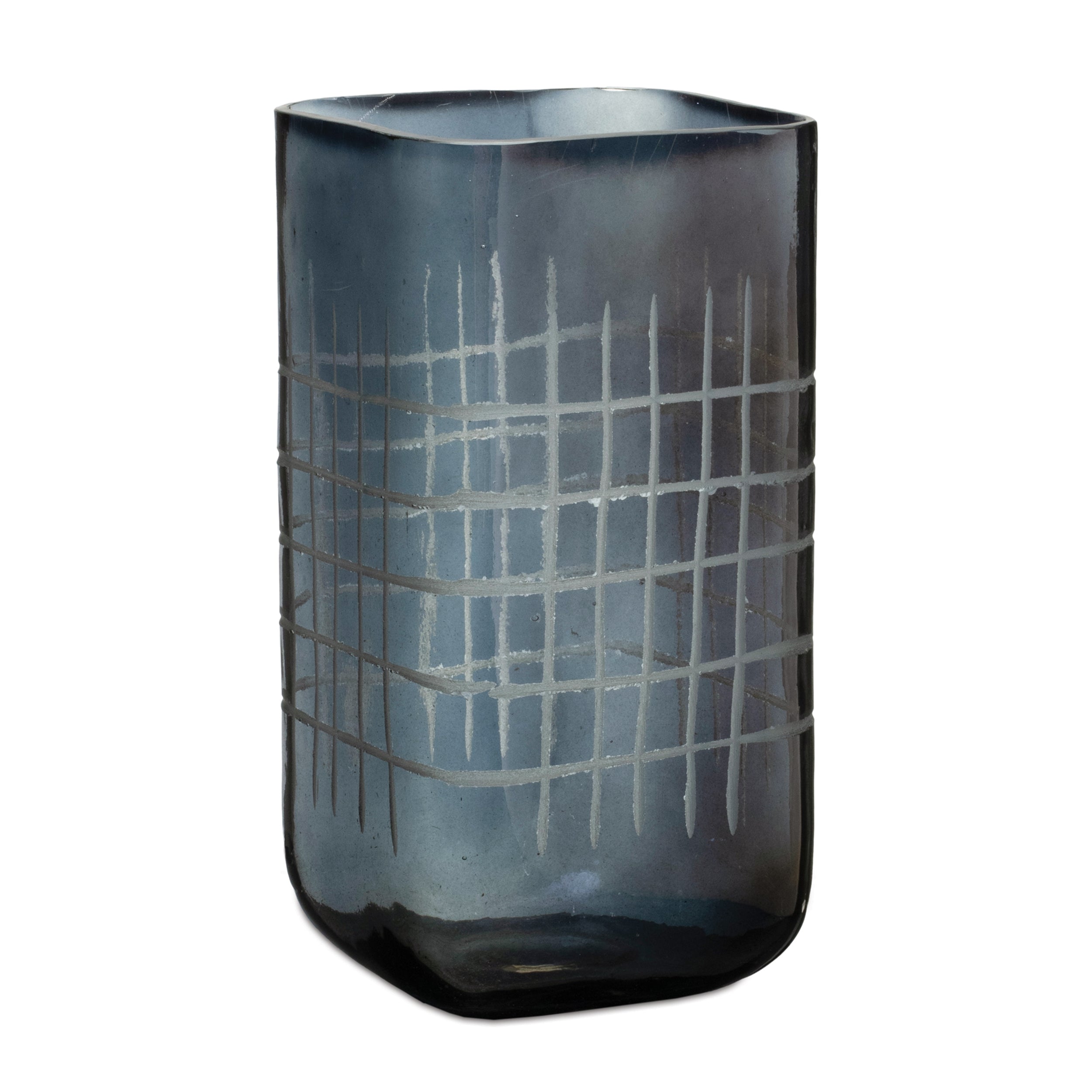 Candle Holder/Vase 9"H Glass