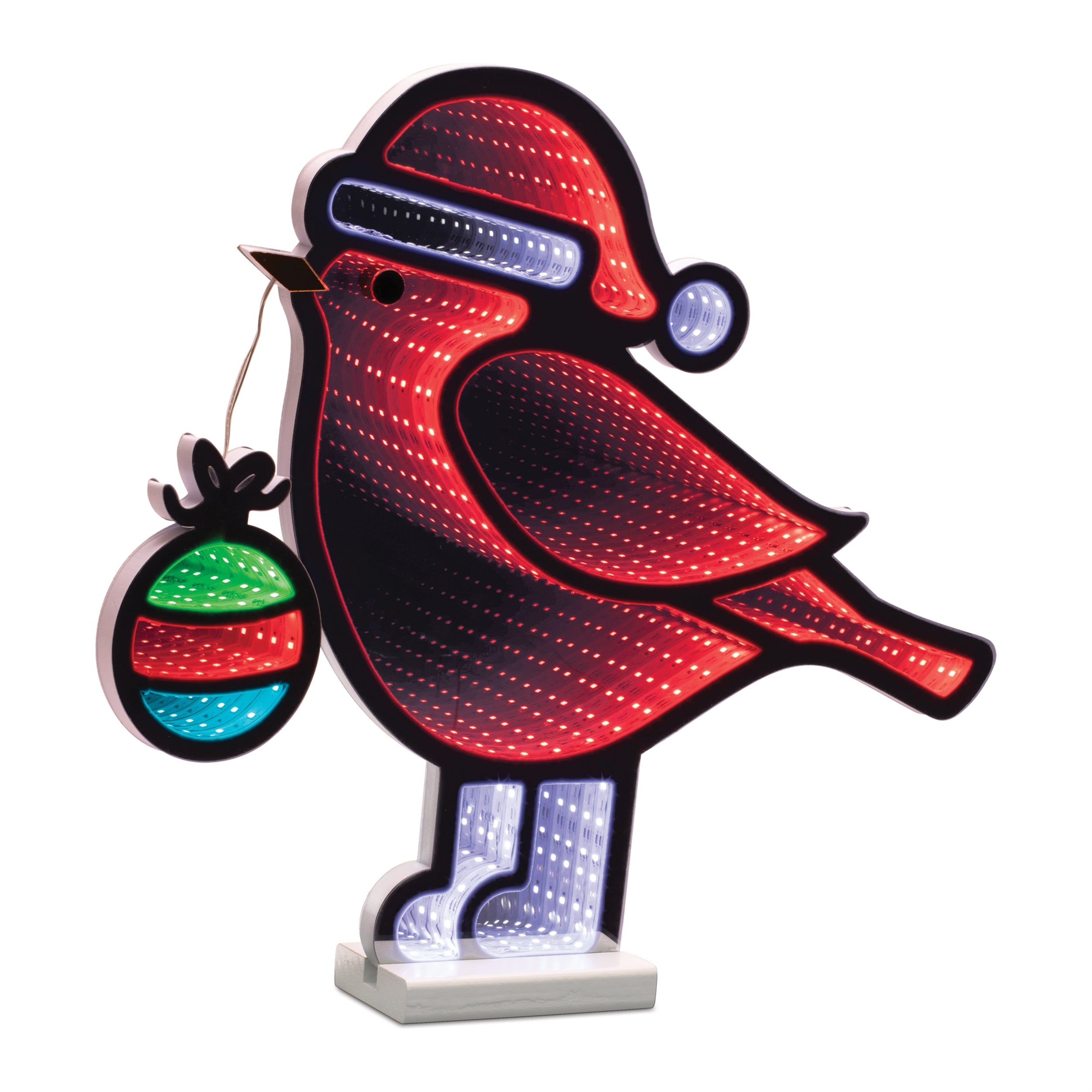 Bird w/Ornament Ekkolight 15.75"H Acrylic UL Plug