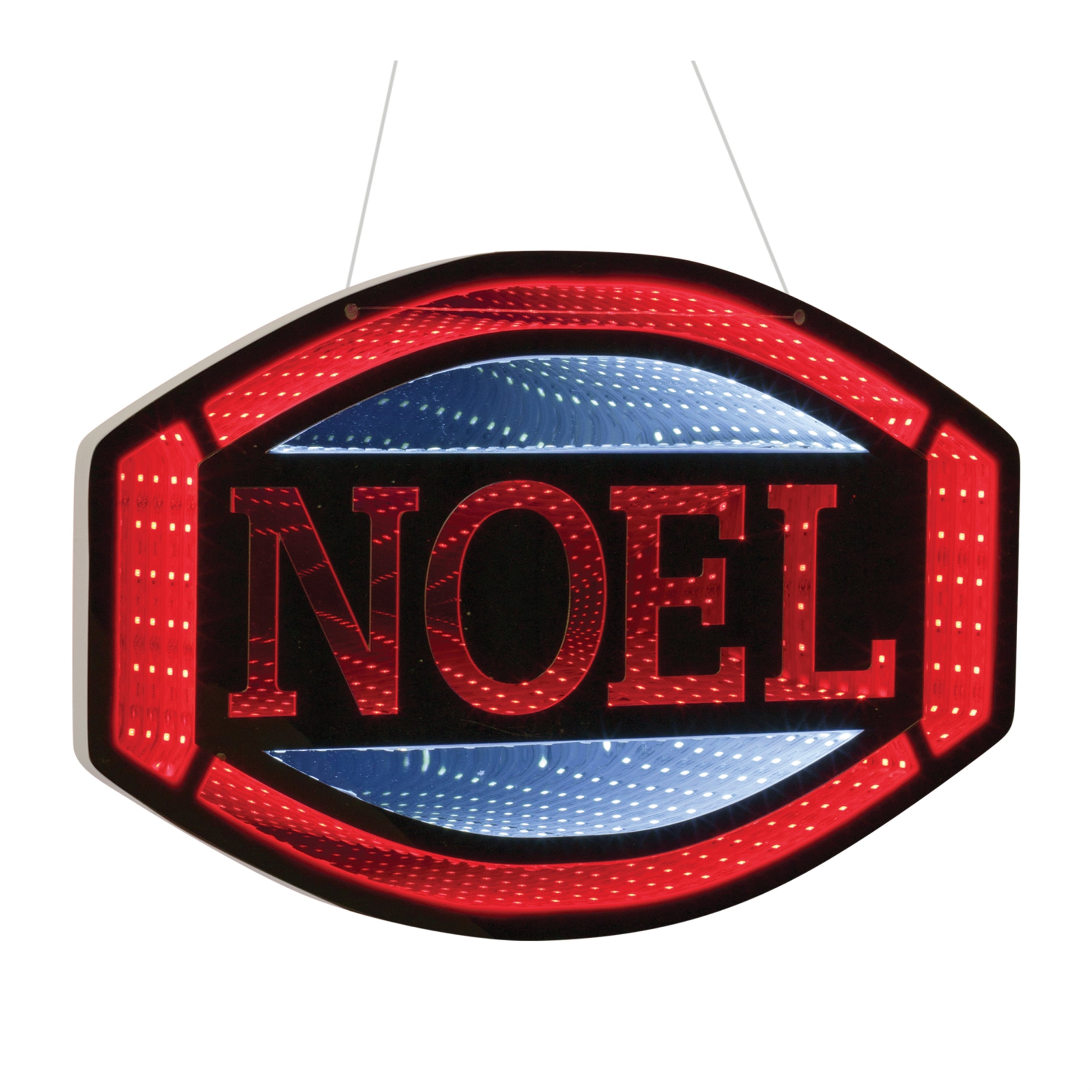 Noel Sign Infinity Light 15.75”H Acrylic UL Plug