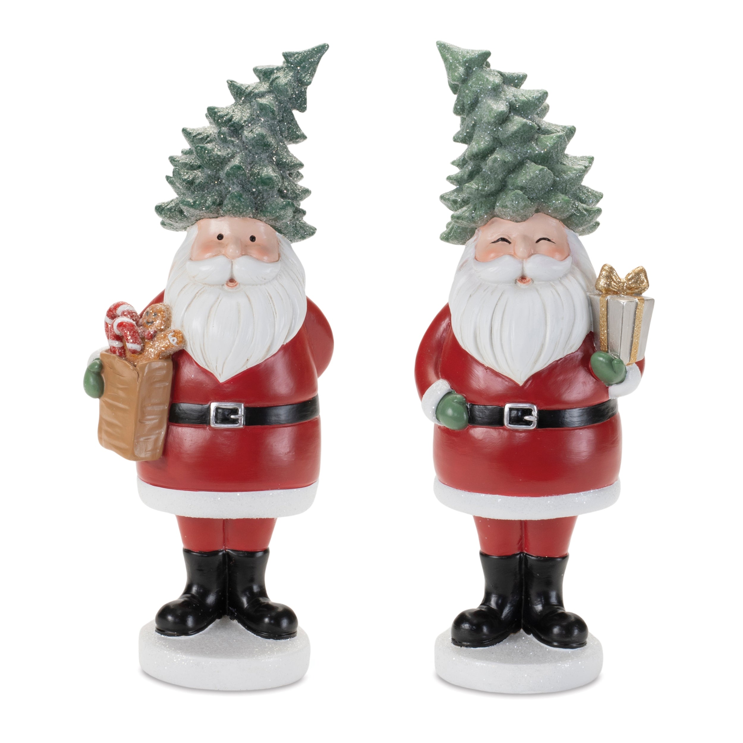 Santa (2 Asst) 11.75”H Resin