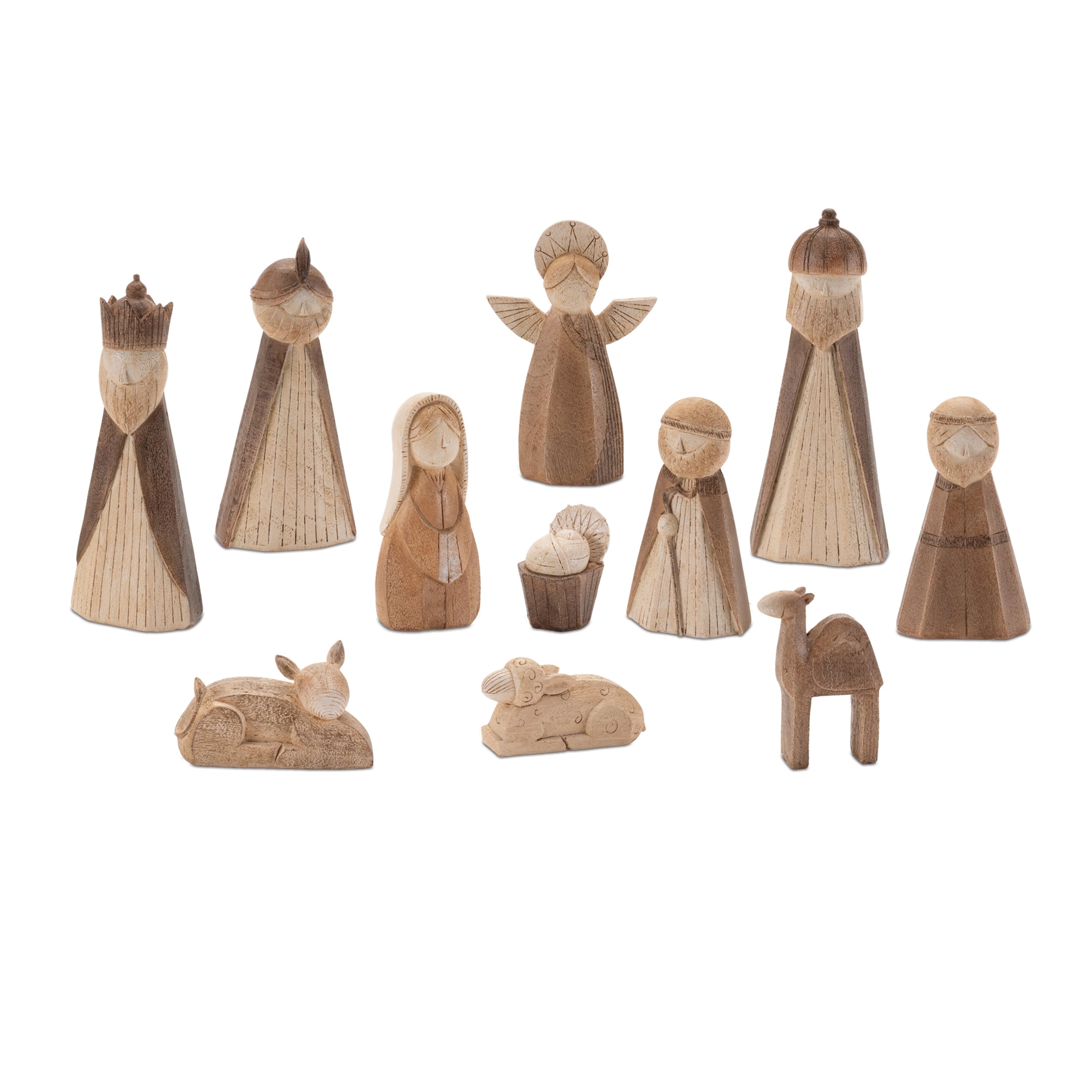 Nativity (Set of 11) 1.5"H - 5.5"H Resin