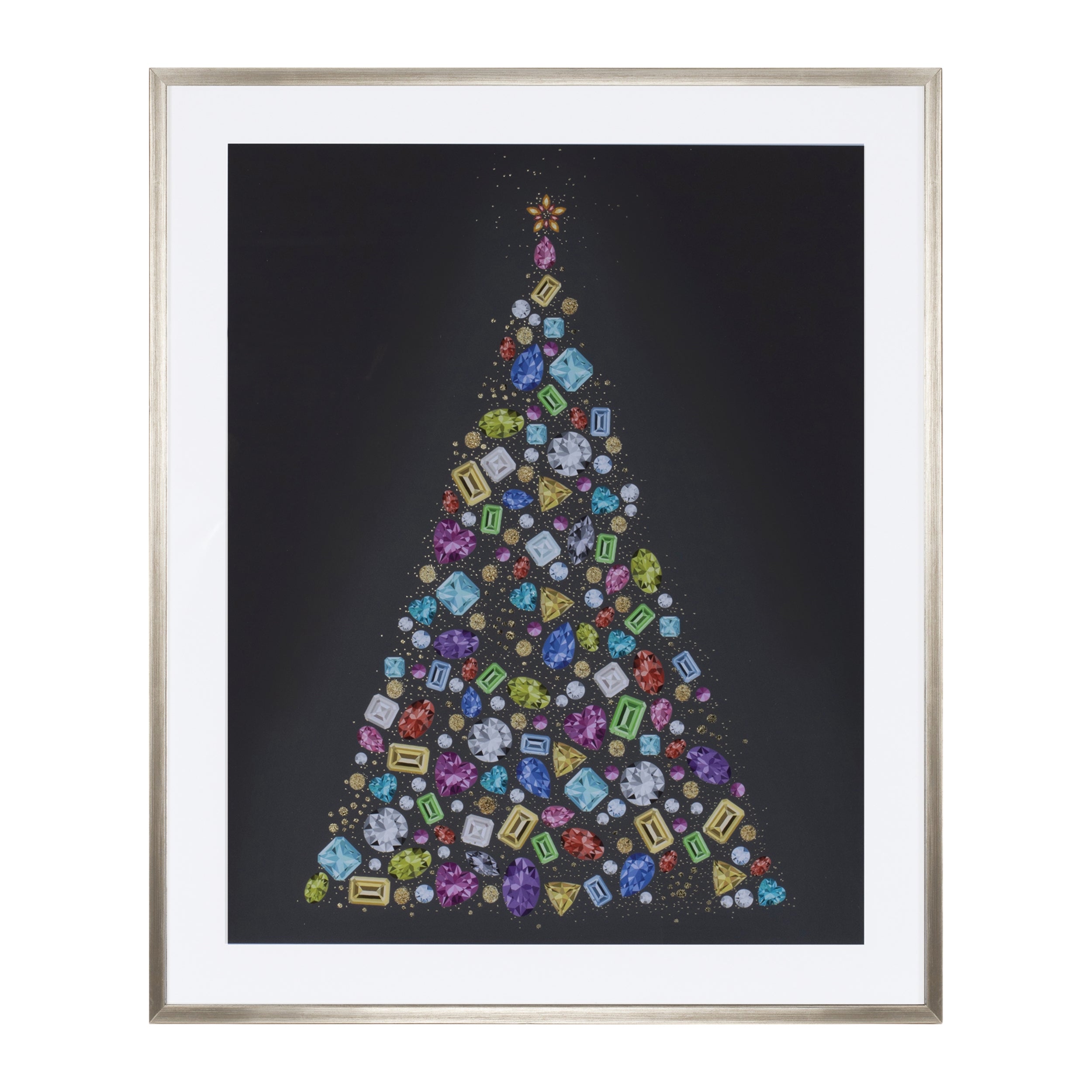 Jewel Tree Frame 19.5"L x 23.5"H Plastic/Paper/Glass