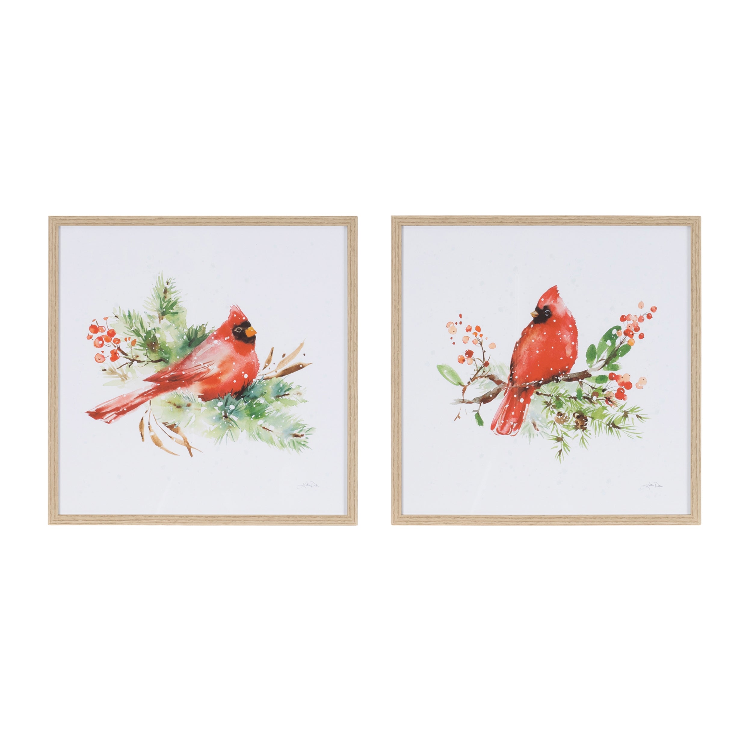 Cardinal Frame (Set of 2) 14"SQ Plastic/Paper/Glass