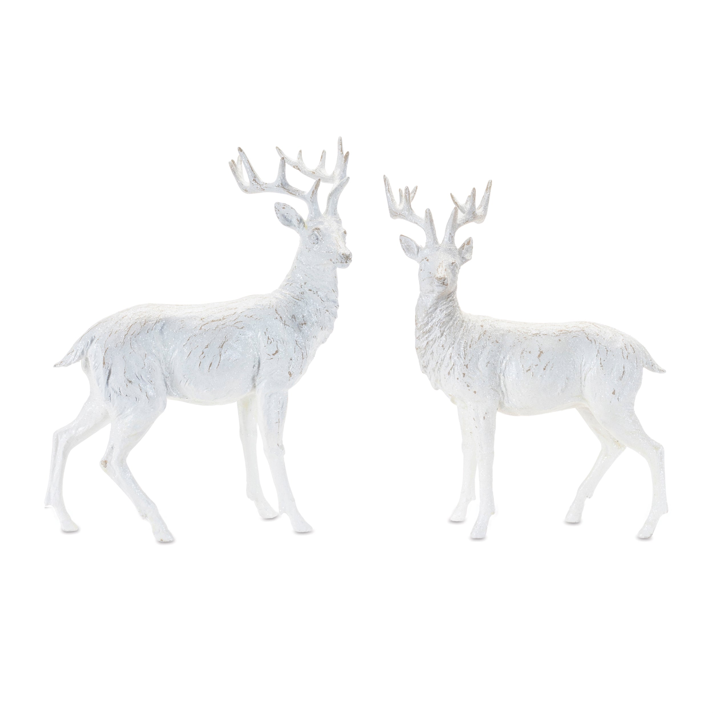 Deer (Set of 2) 13"L x 17"H Resin