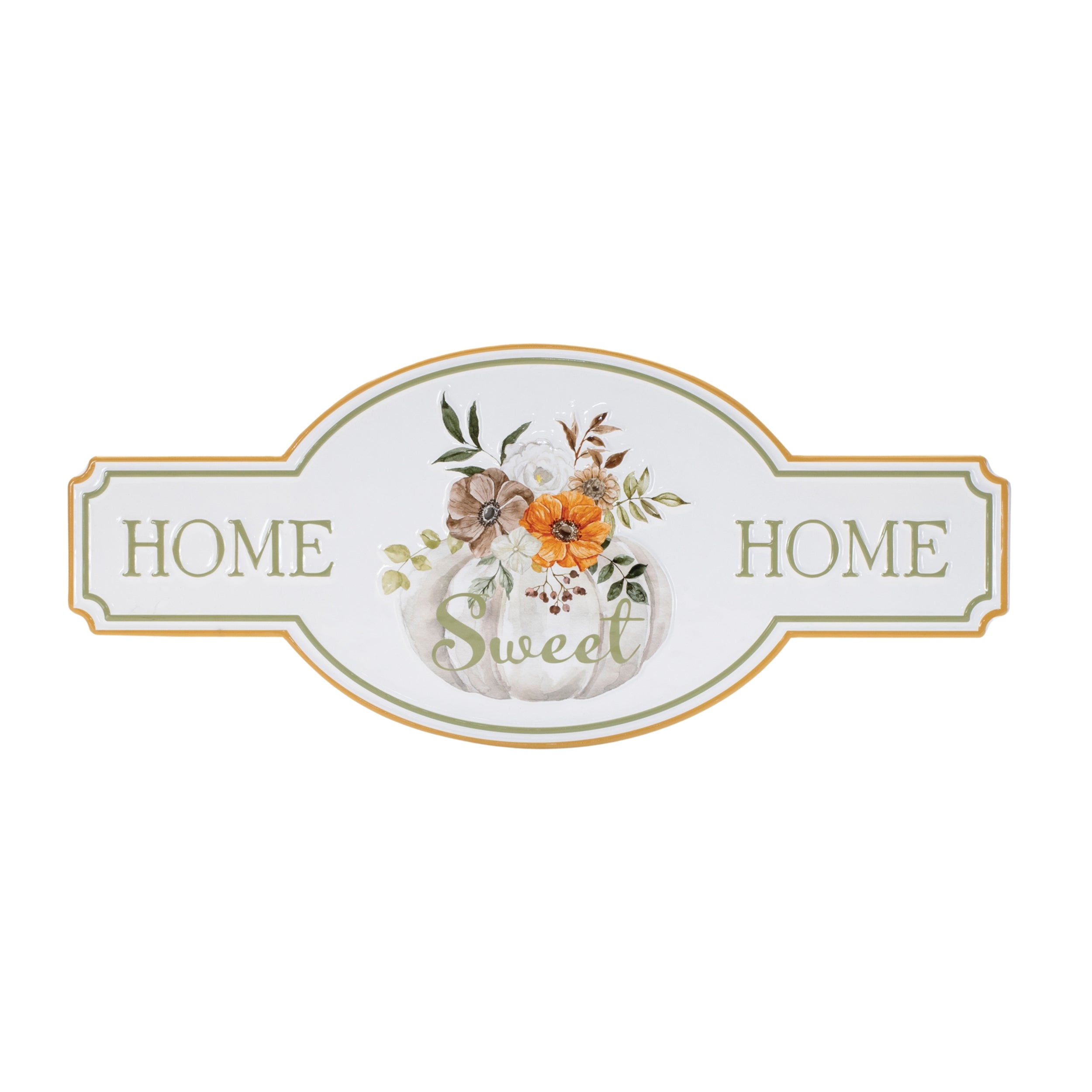 Home Sweet Home Sign 21.75"L x 9.5"H Iron