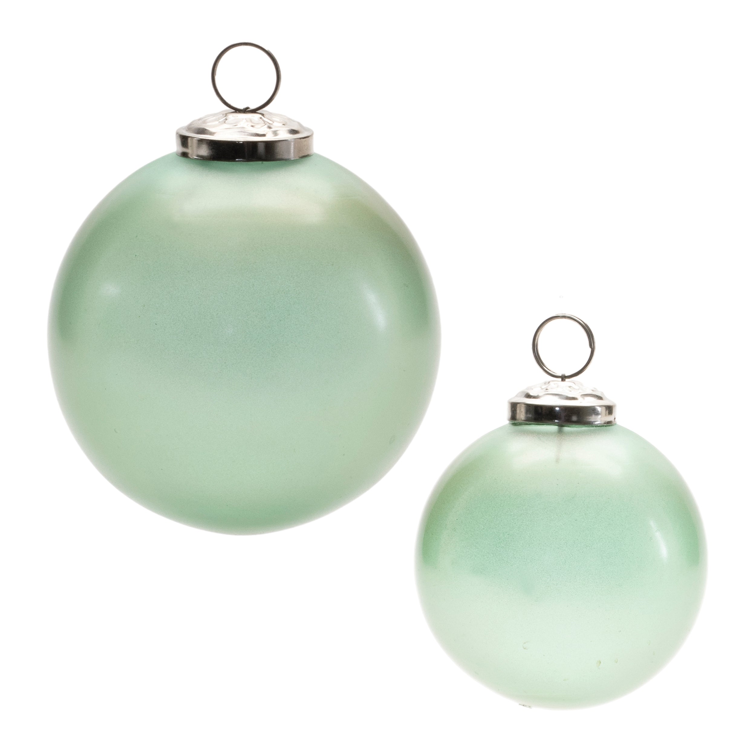 Ball Ornament (Set of 12) 3"D, 4"D Glass