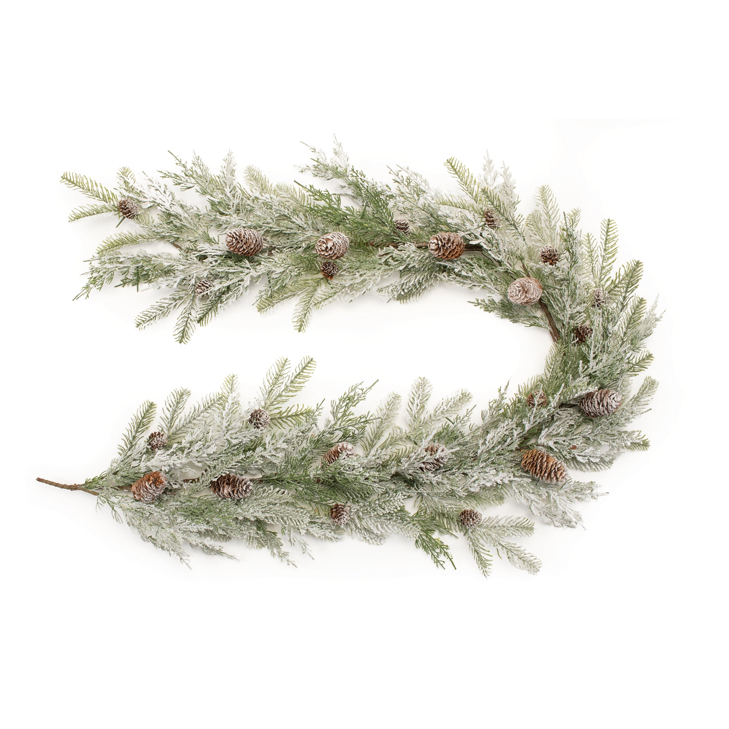 Frosted Mixed Pine Garland