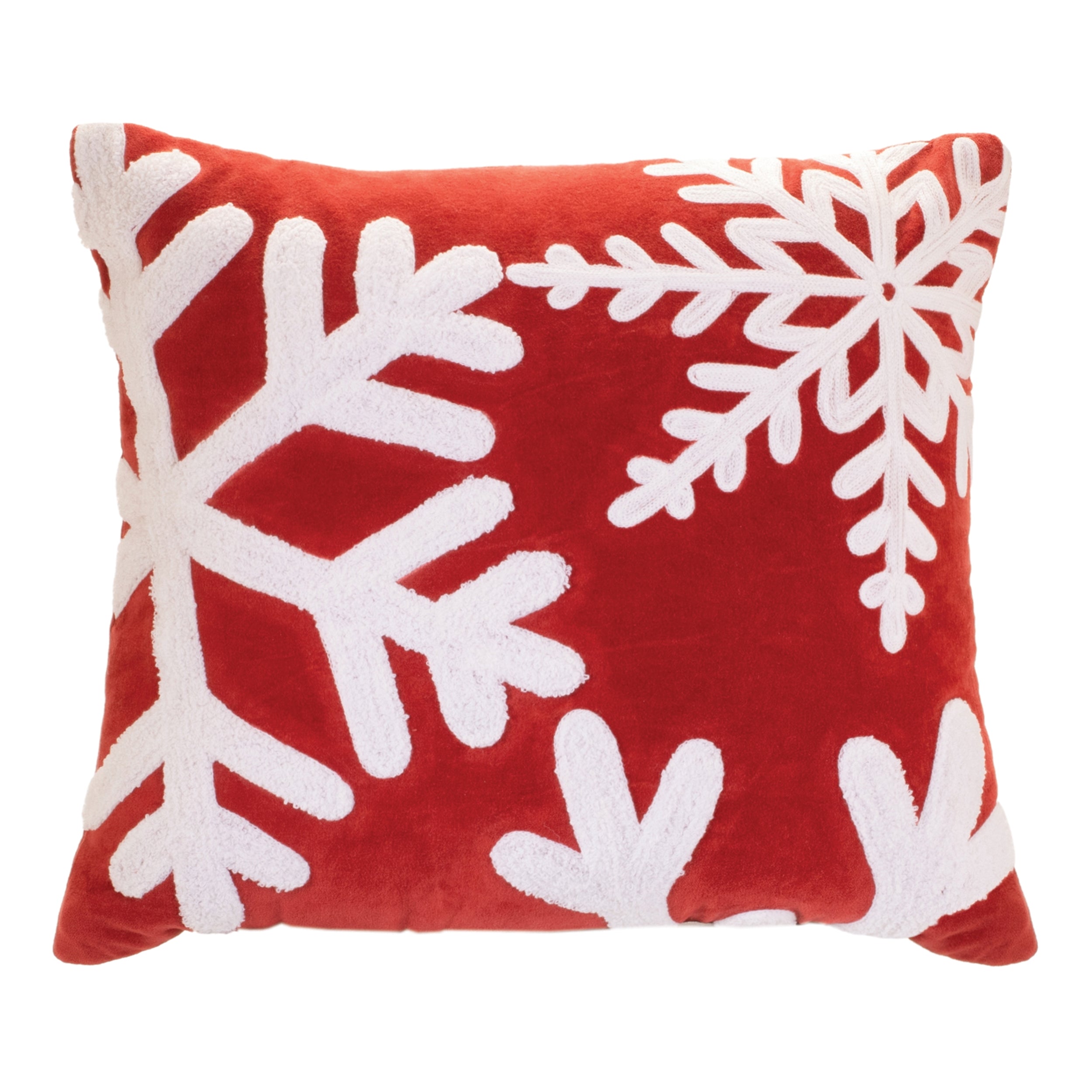 Snowflake Pillow 16”SQ Cotton