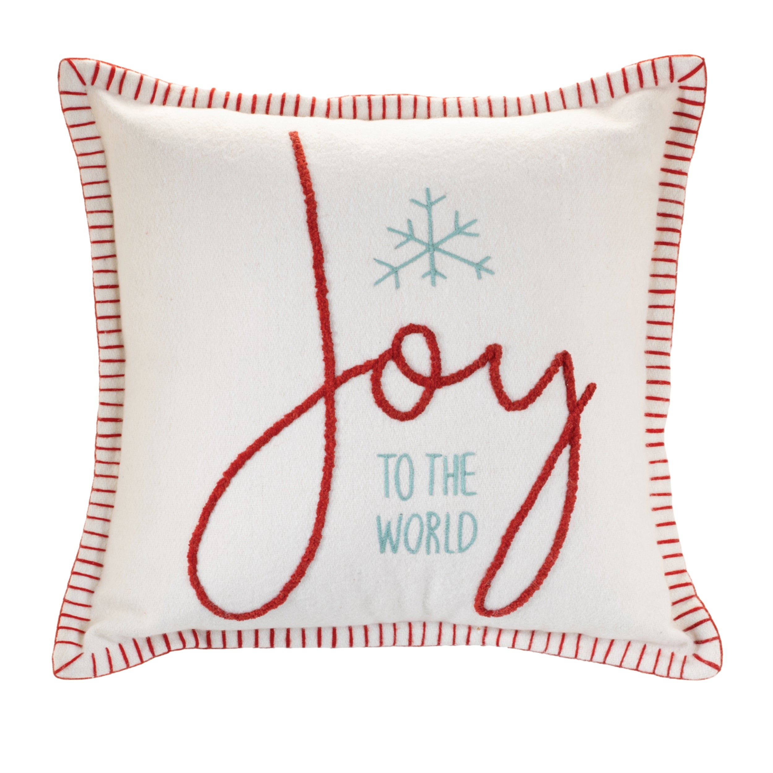 Joy to the World Pillow 18”SQ Polyester