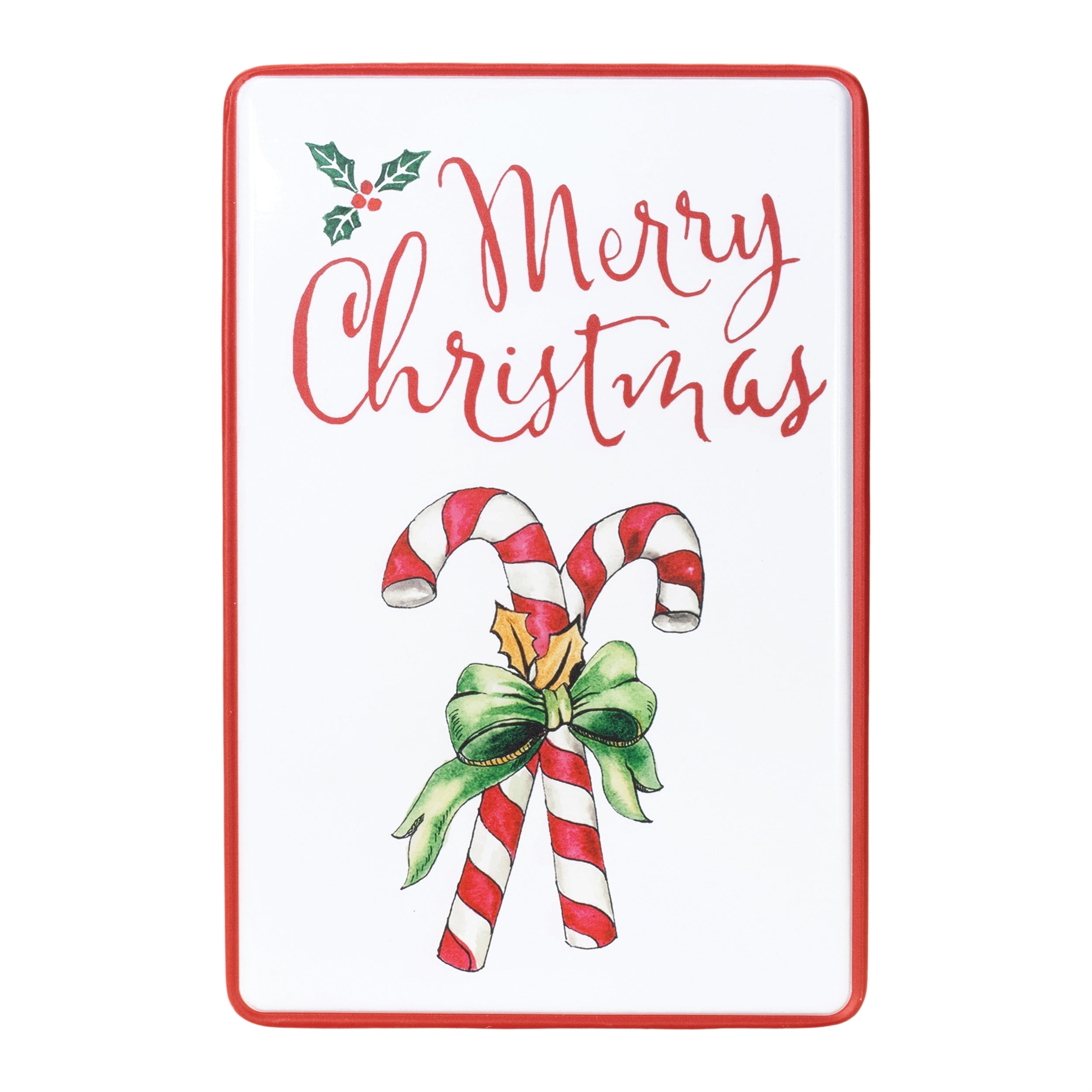 Merry Christmas Plaque 12"L x 18"H Iron