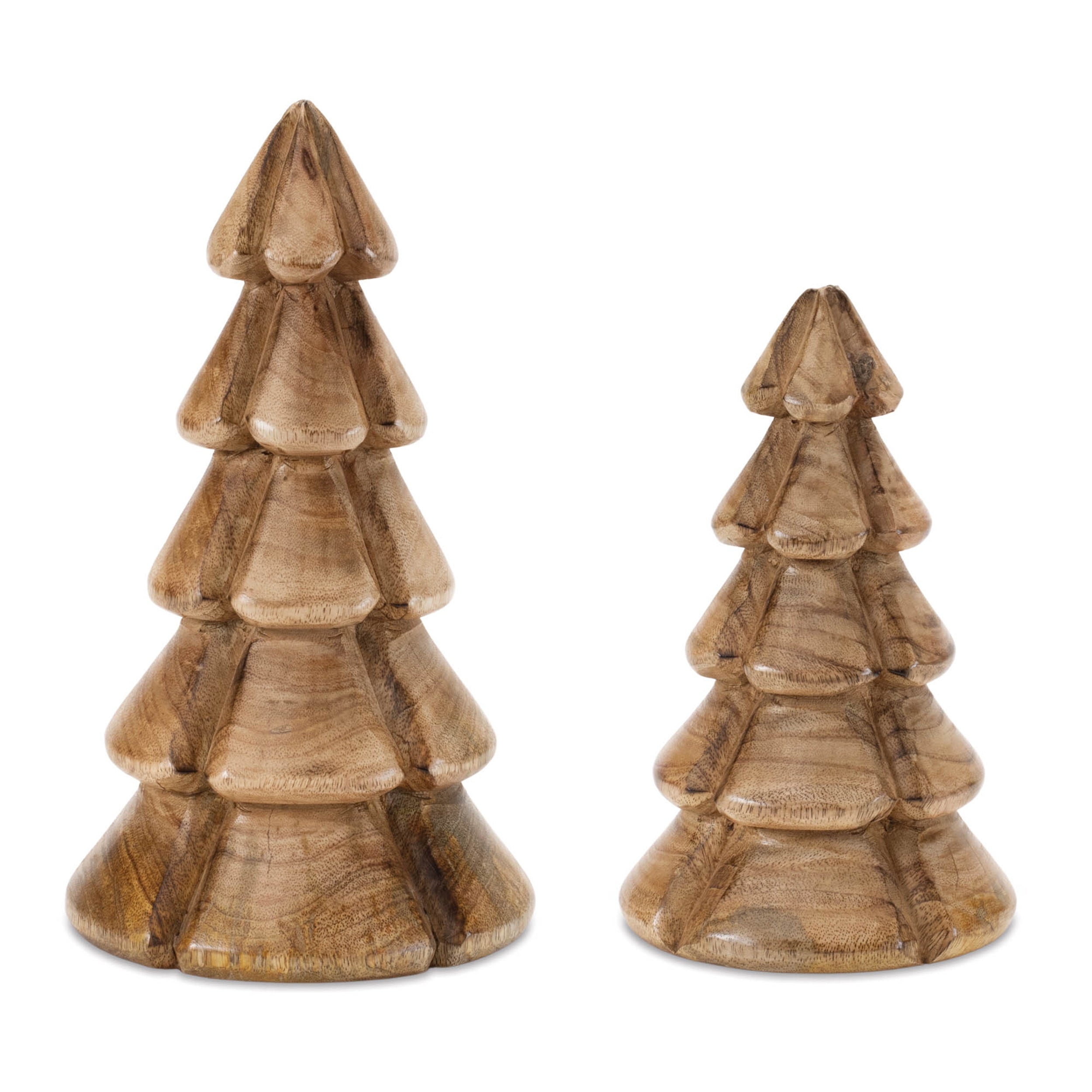 Tree (Set of 2) 7.5"H, 10"H 7.5"H, 10"H Wood